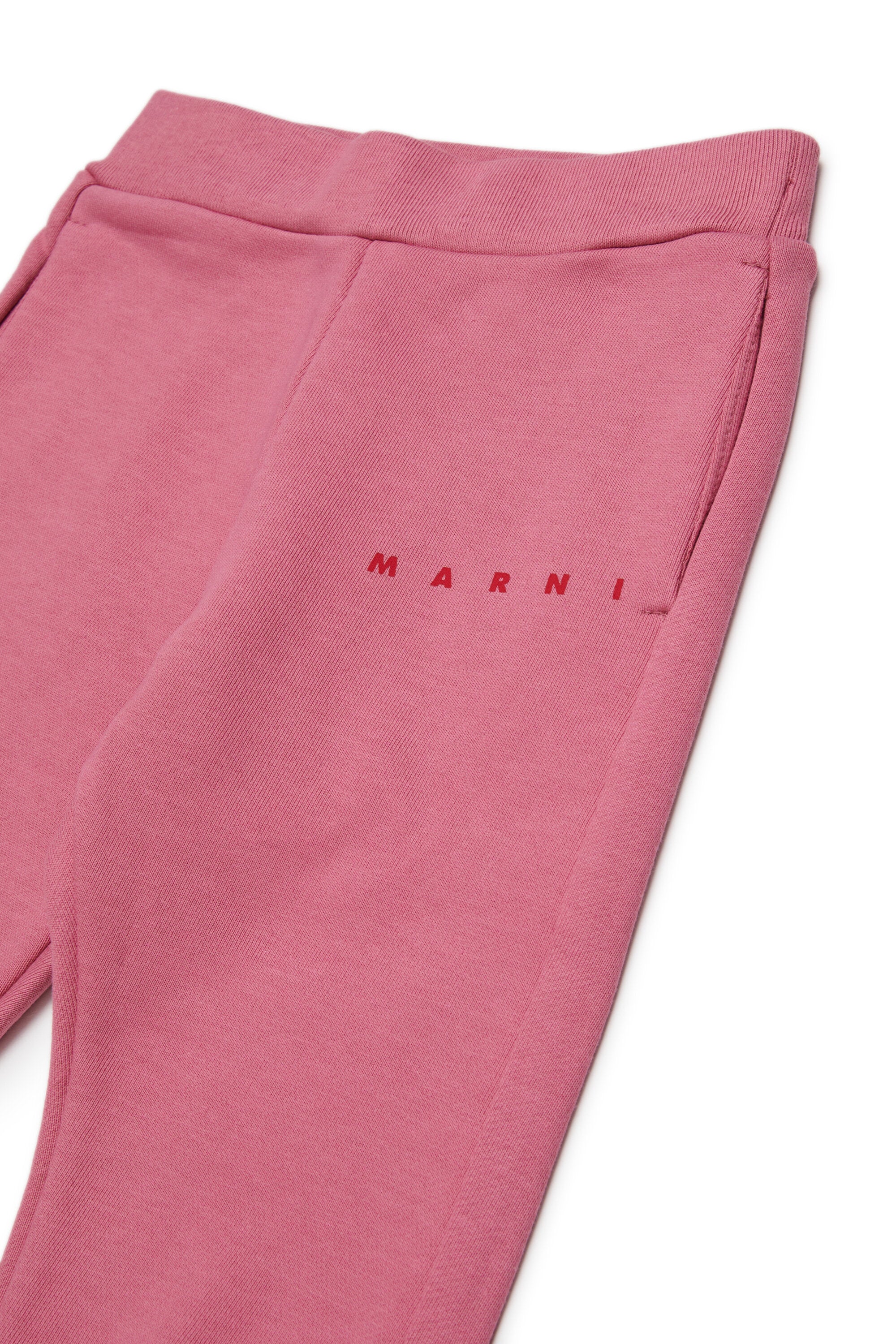 Pantaloni jogger in felpa con logo