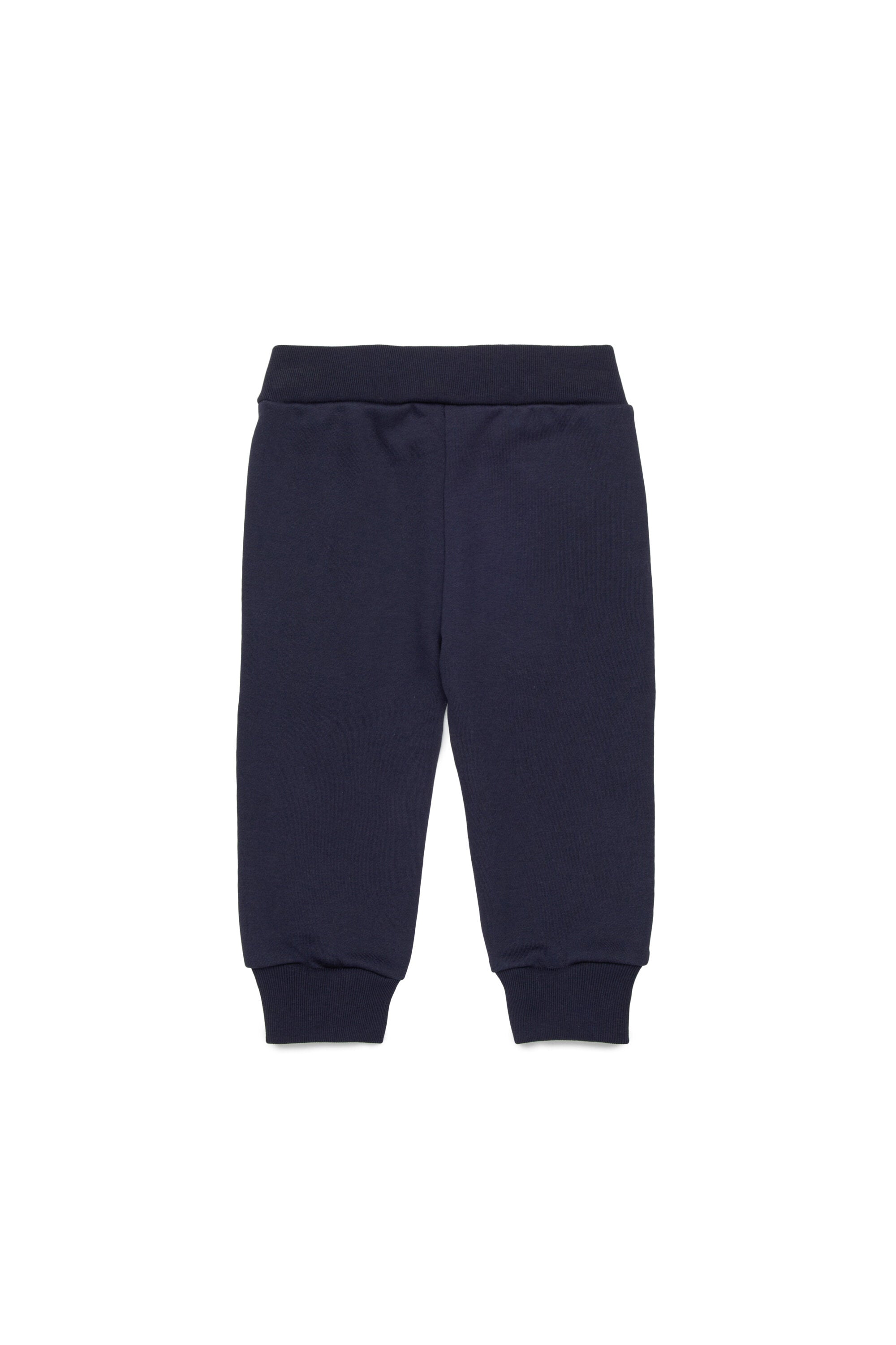 Fleece jogger pants with logo