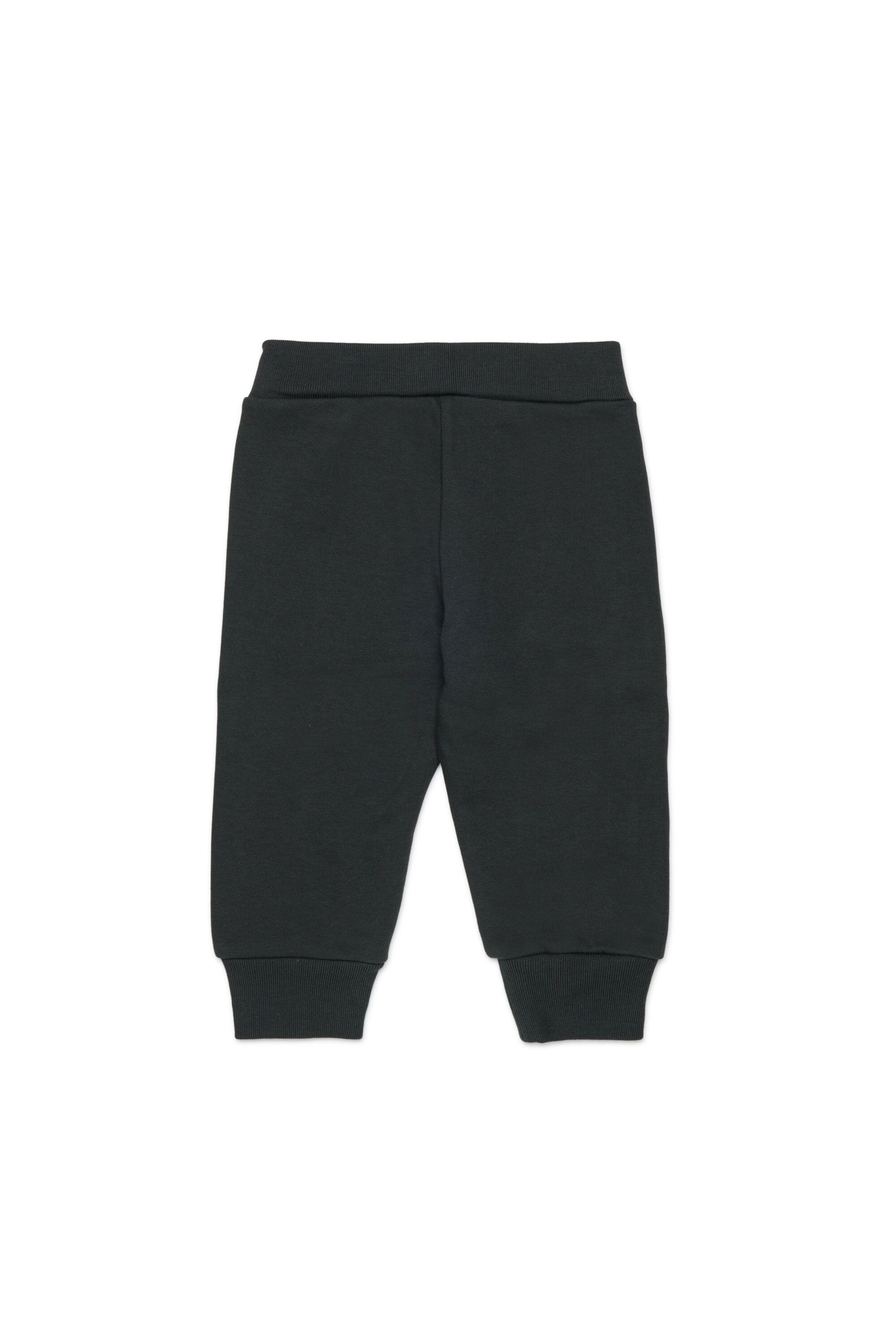 Fleece jogger pants with logo