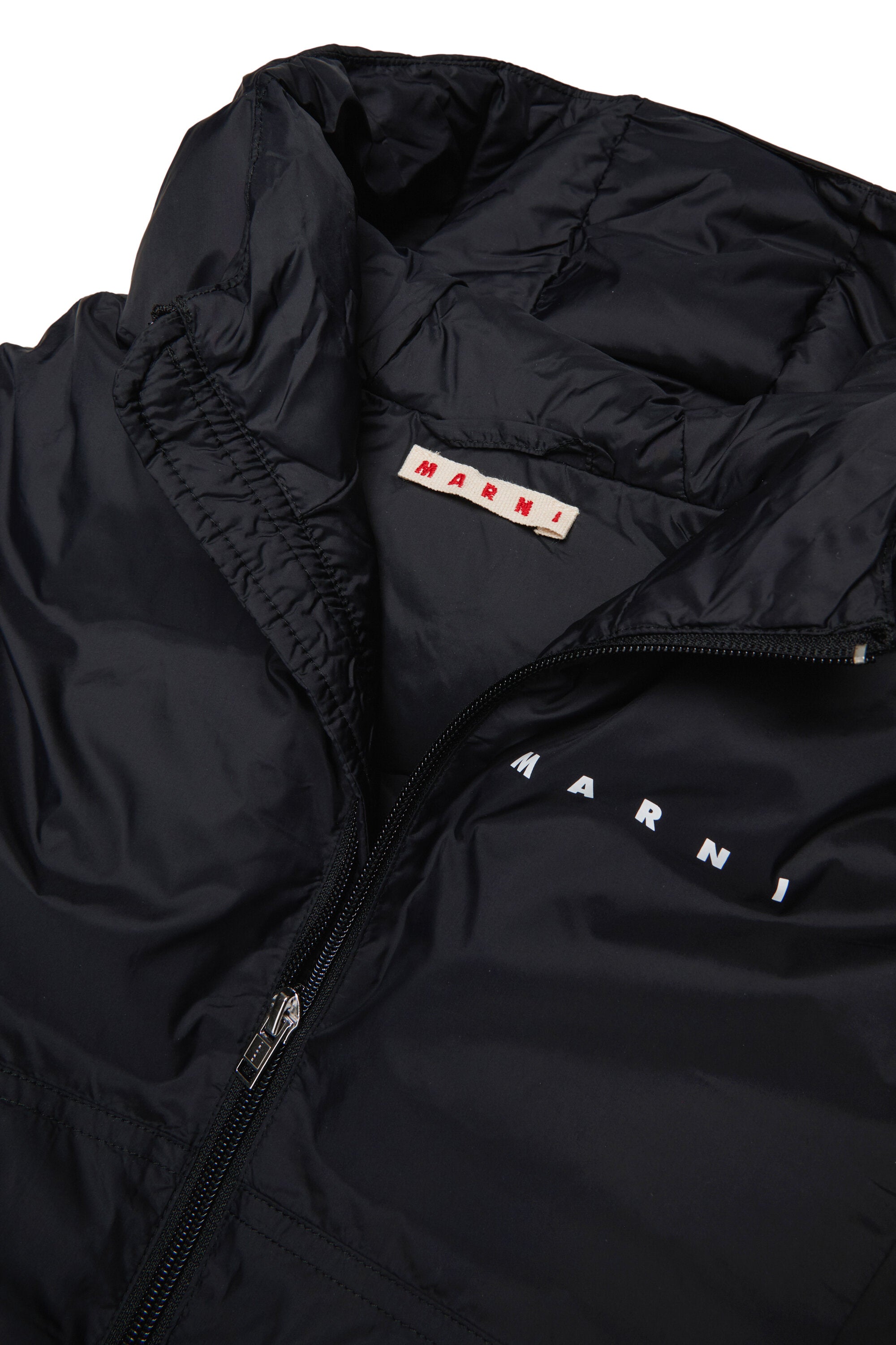 Giacca imbottita lunga con cappuccio