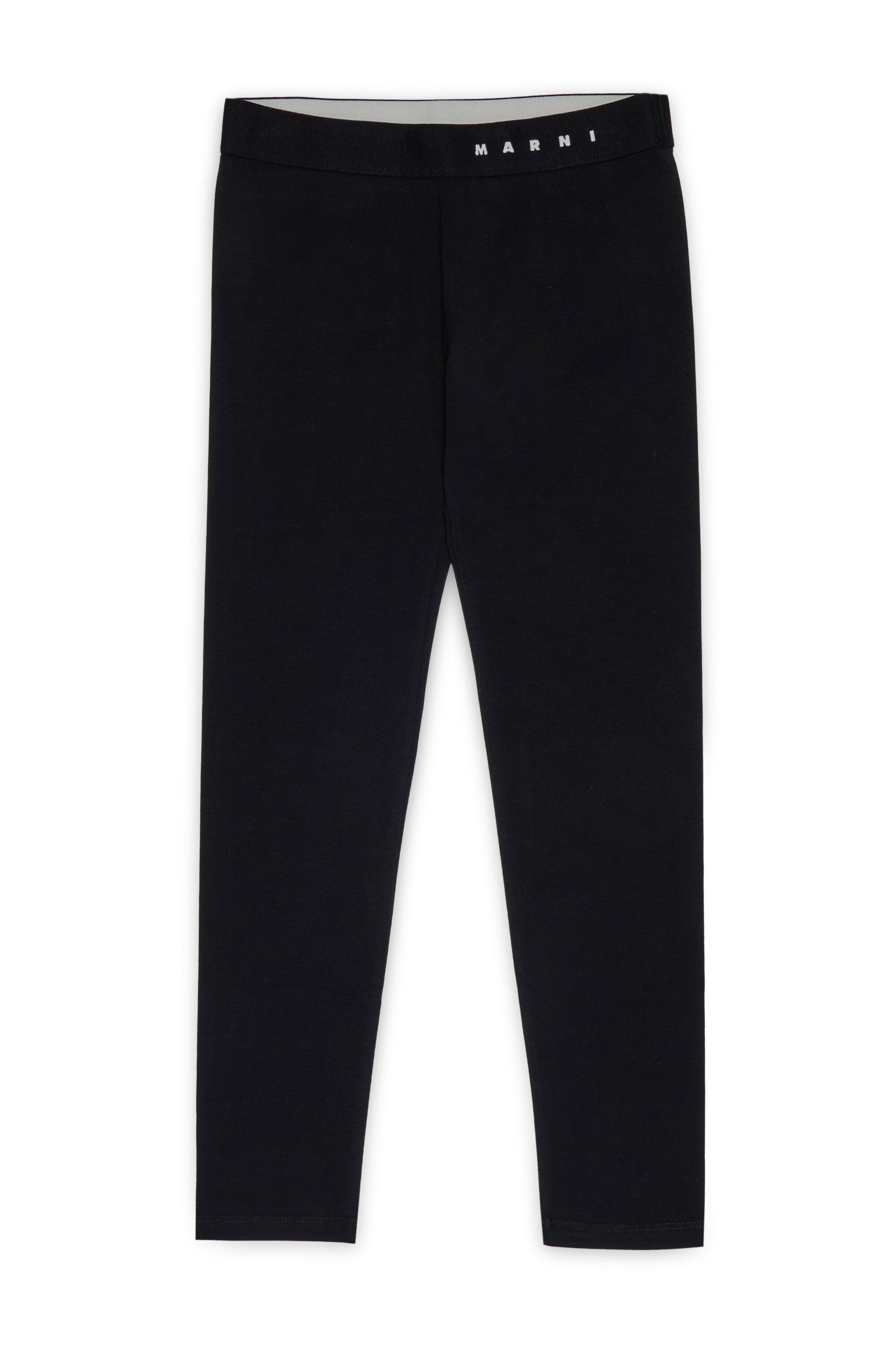 Pantaloni leggings con elastico logato