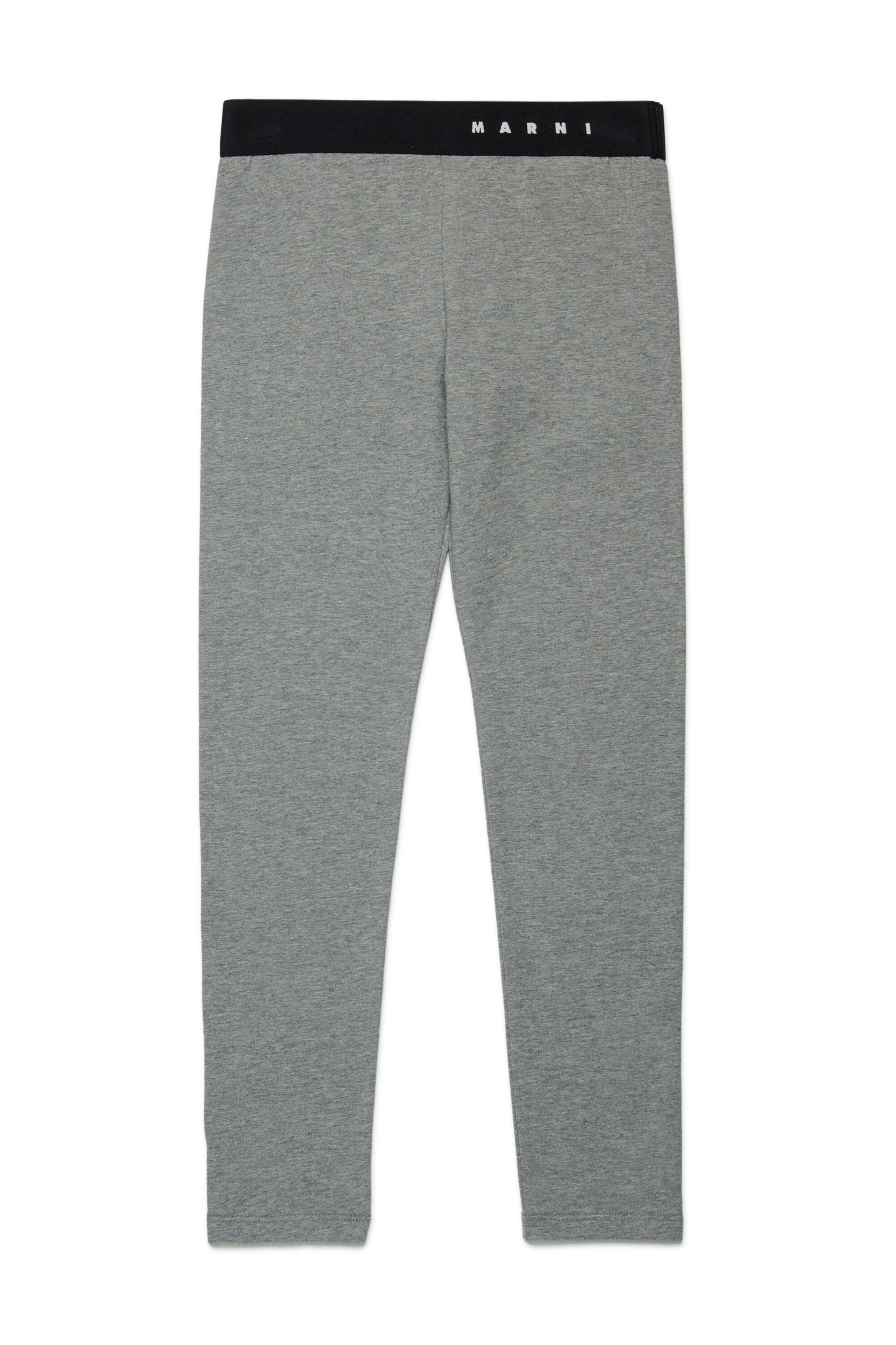 Pantaloni leggings con elastico logato