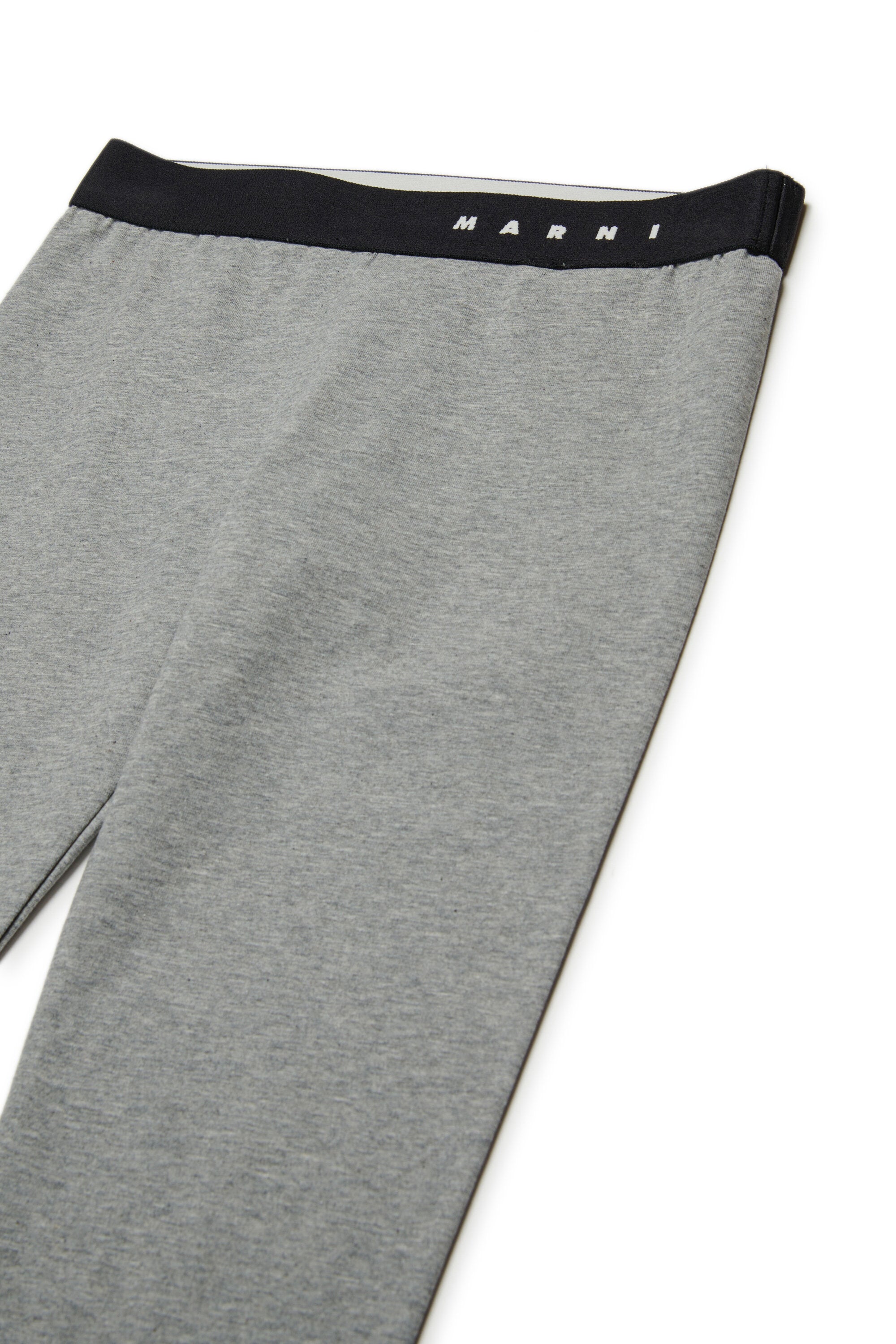 Pantaloni leggings con elastico logato