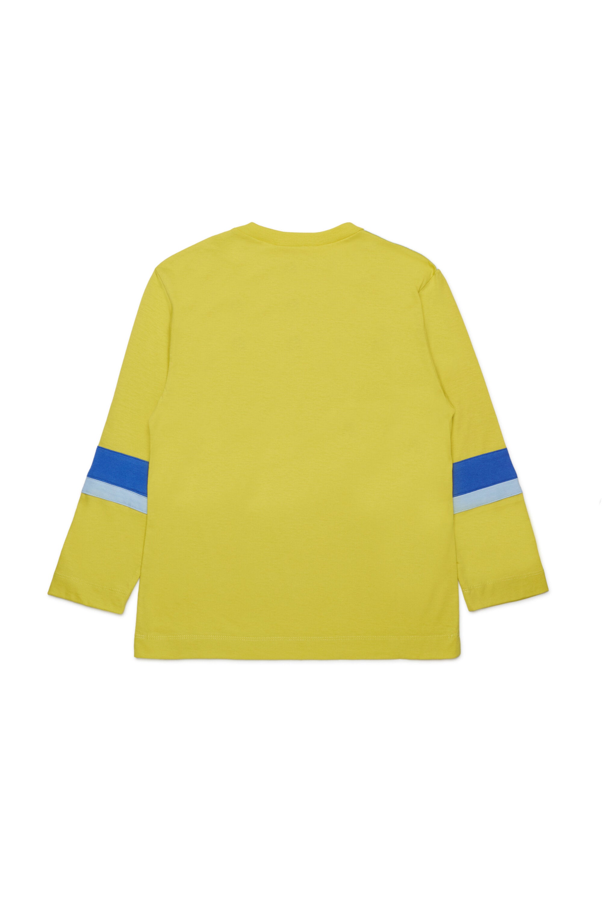 T-shirt manica lunga in jersey colorblock