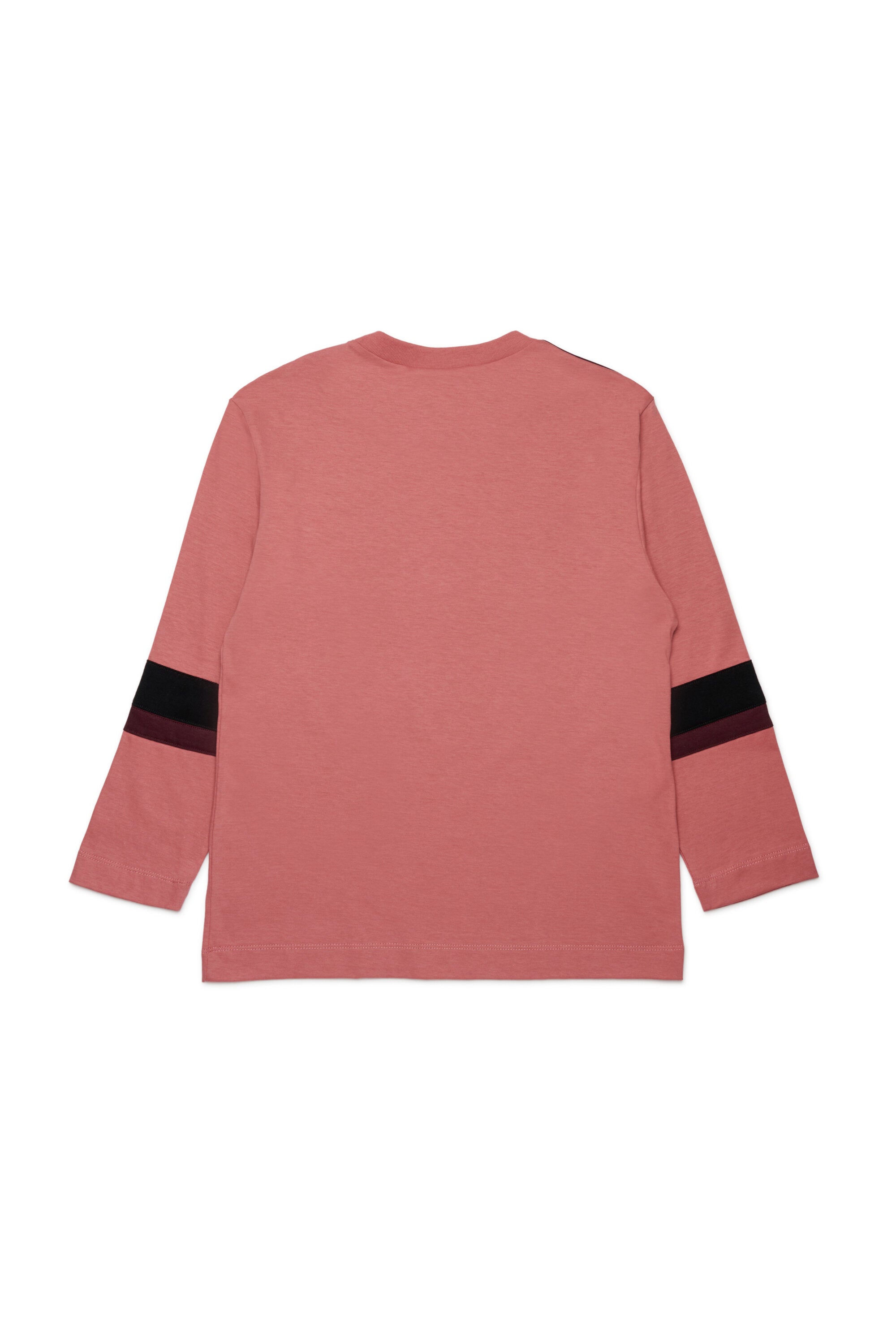 T-shirt manica lunga in jersey colorblock