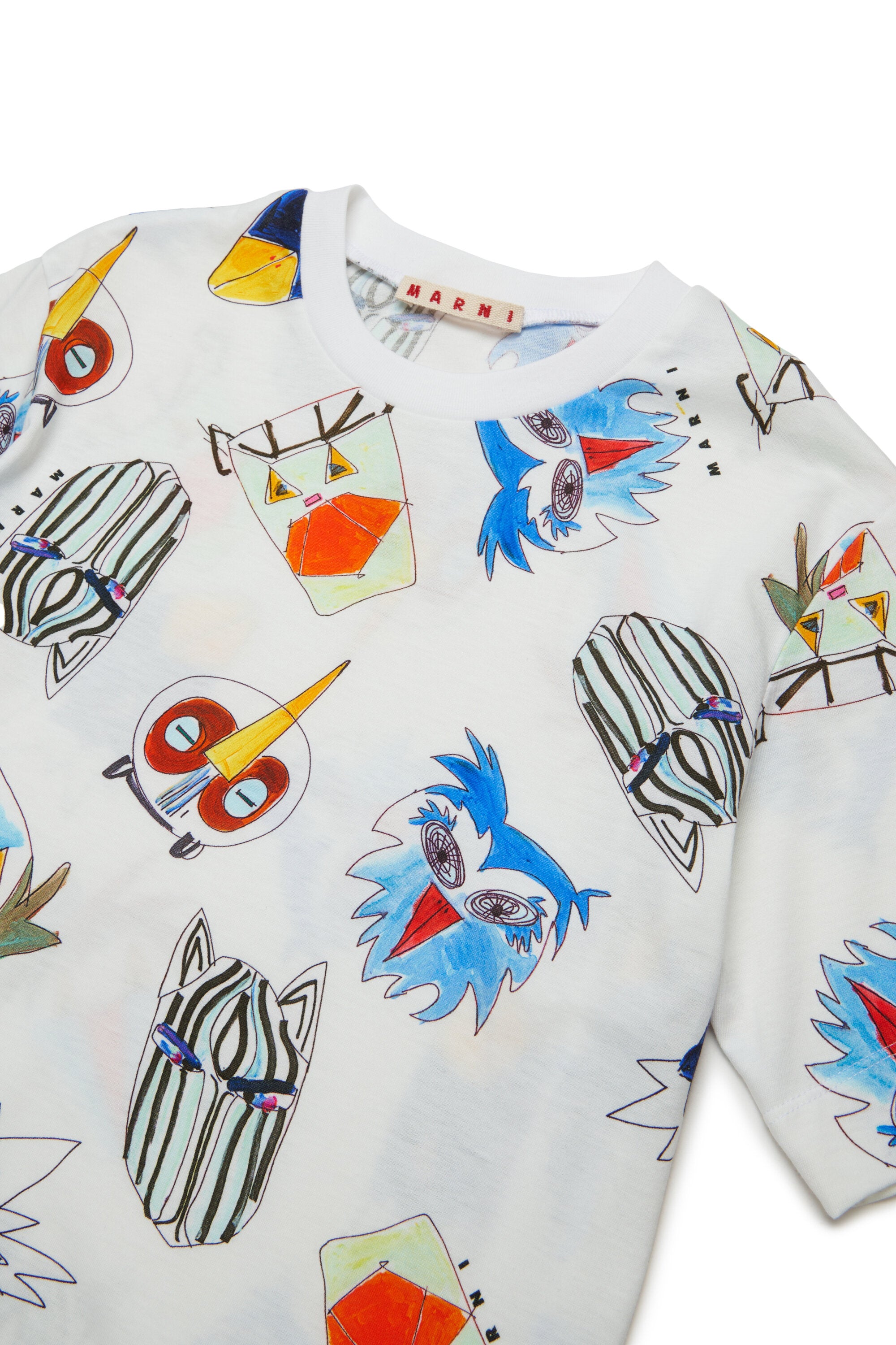 Allover-Grafik-T-Shirt aus Dschungel-Jersey