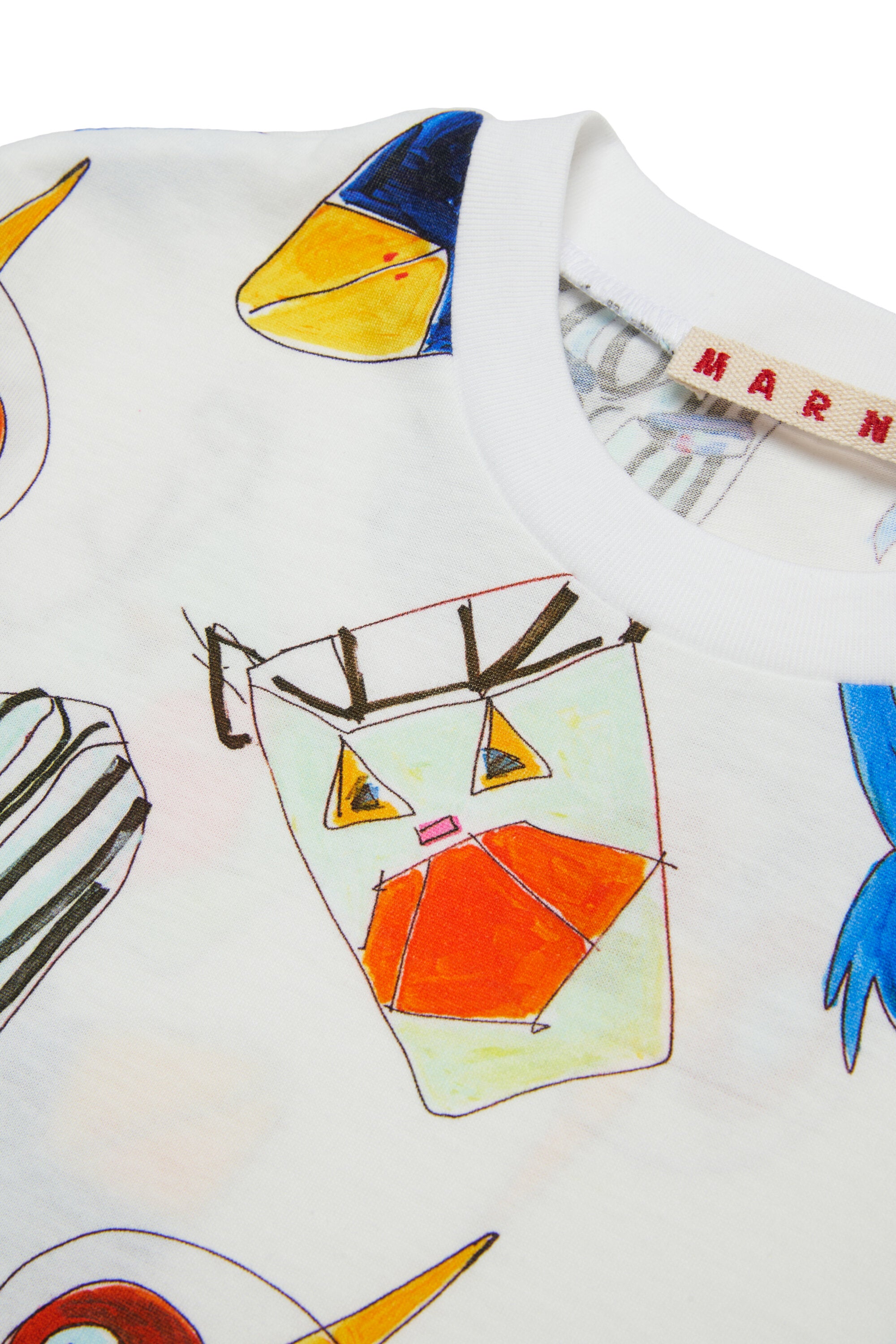 Allover-Grafik-T-Shirt aus Dschungel-Jersey