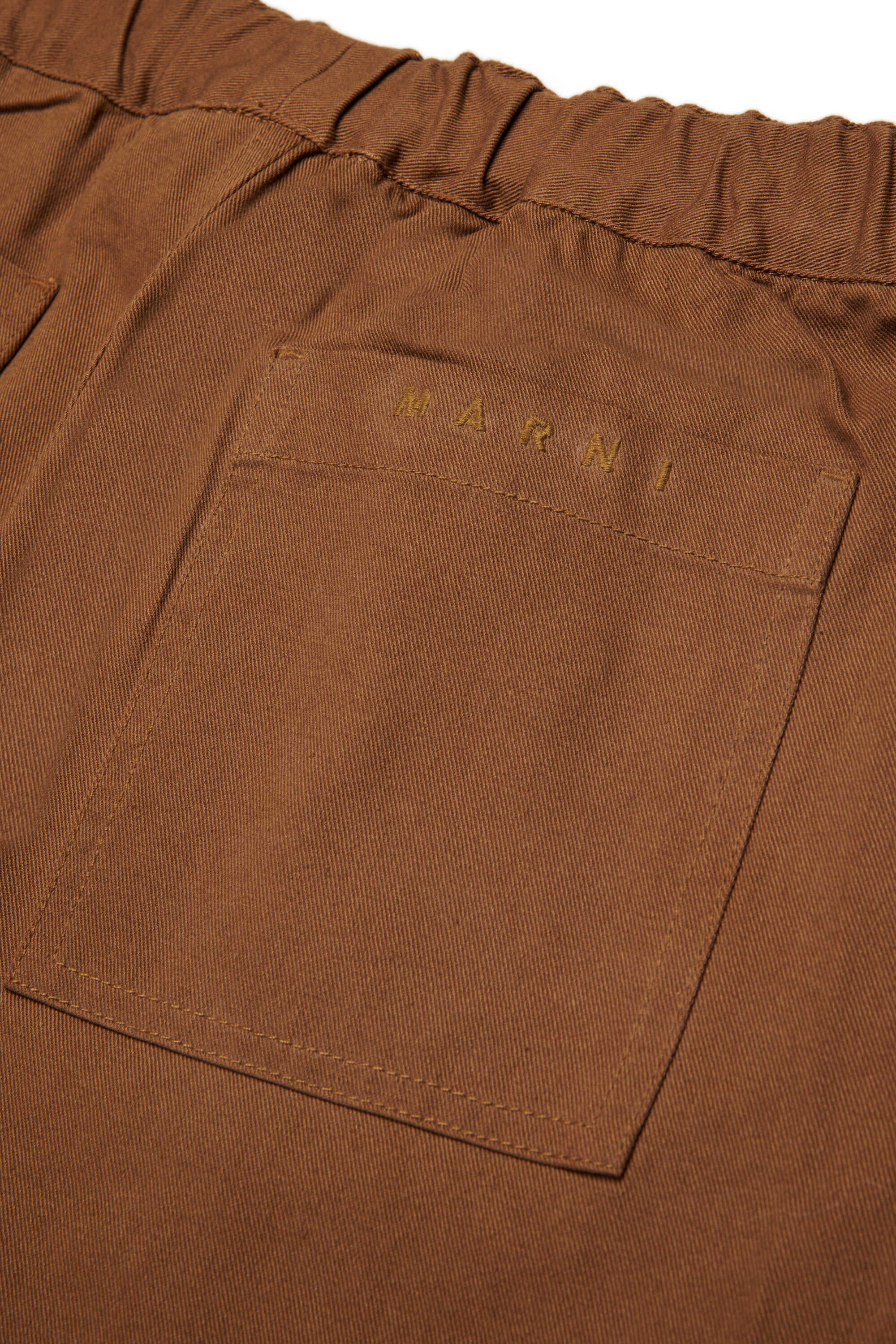 Pantaloni balloon in gabardina