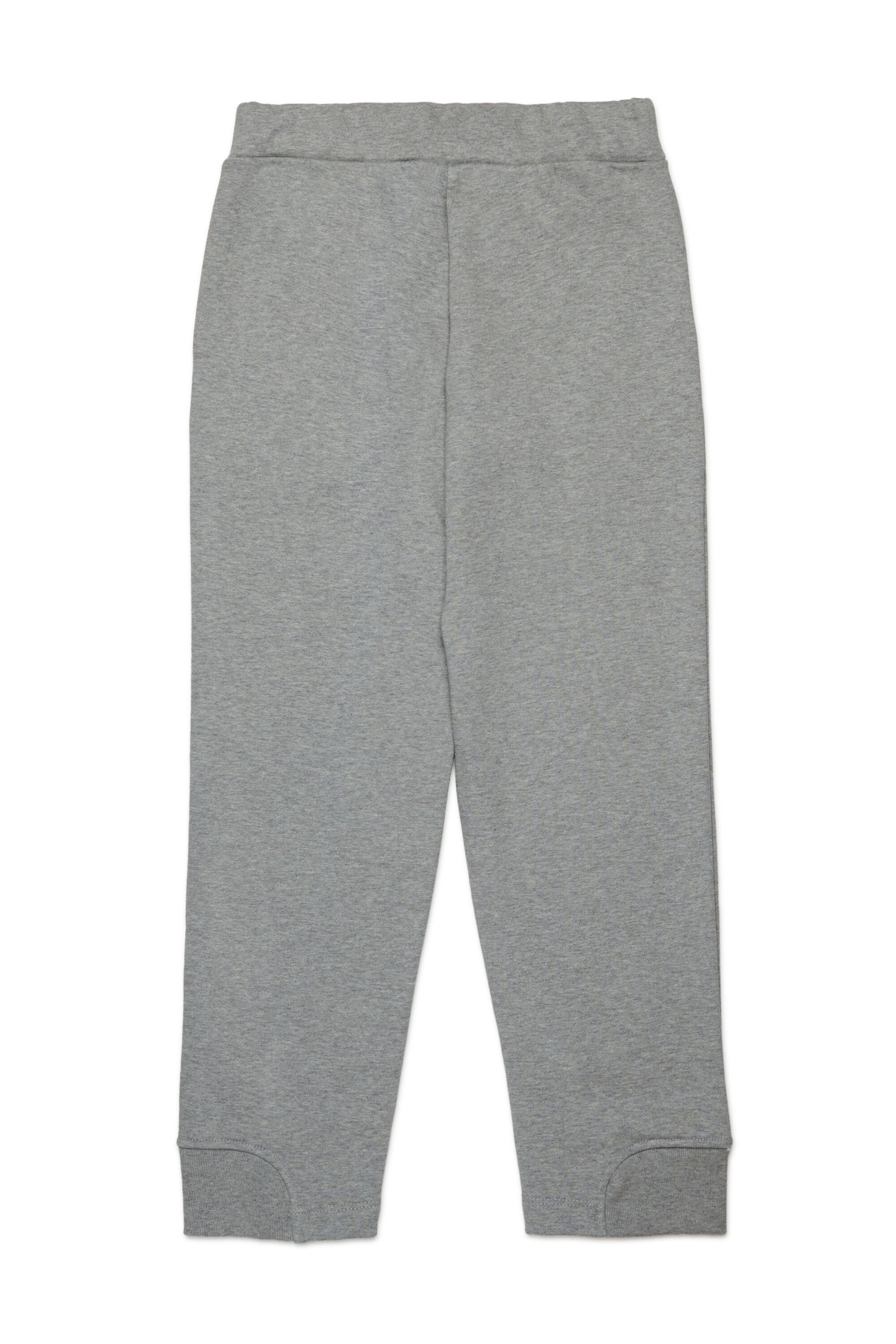 Pantaloni jogger in felpa con elastico alla caviglia
