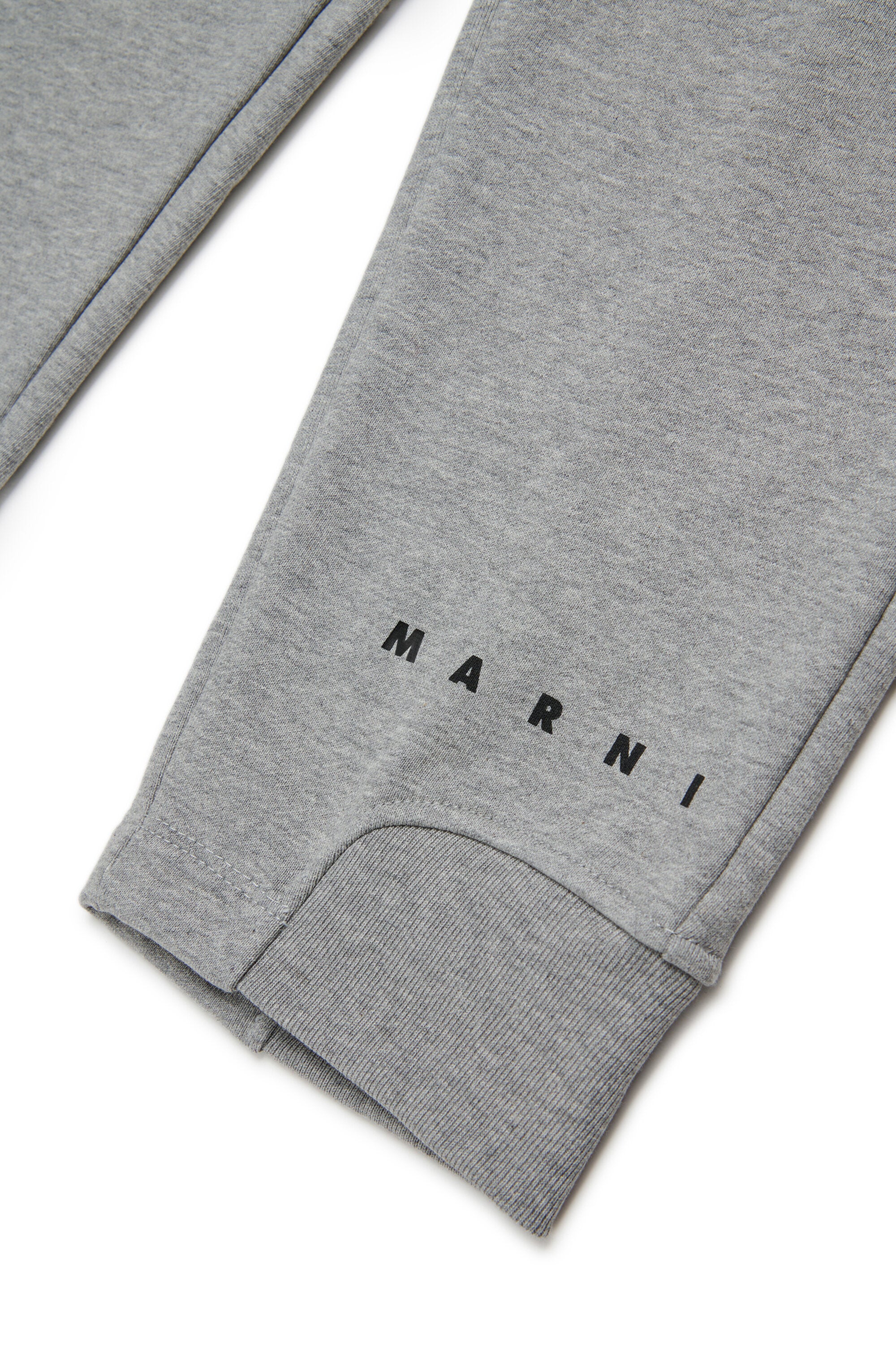 Pantaloni jogger in felpa con elastico alla caviglia