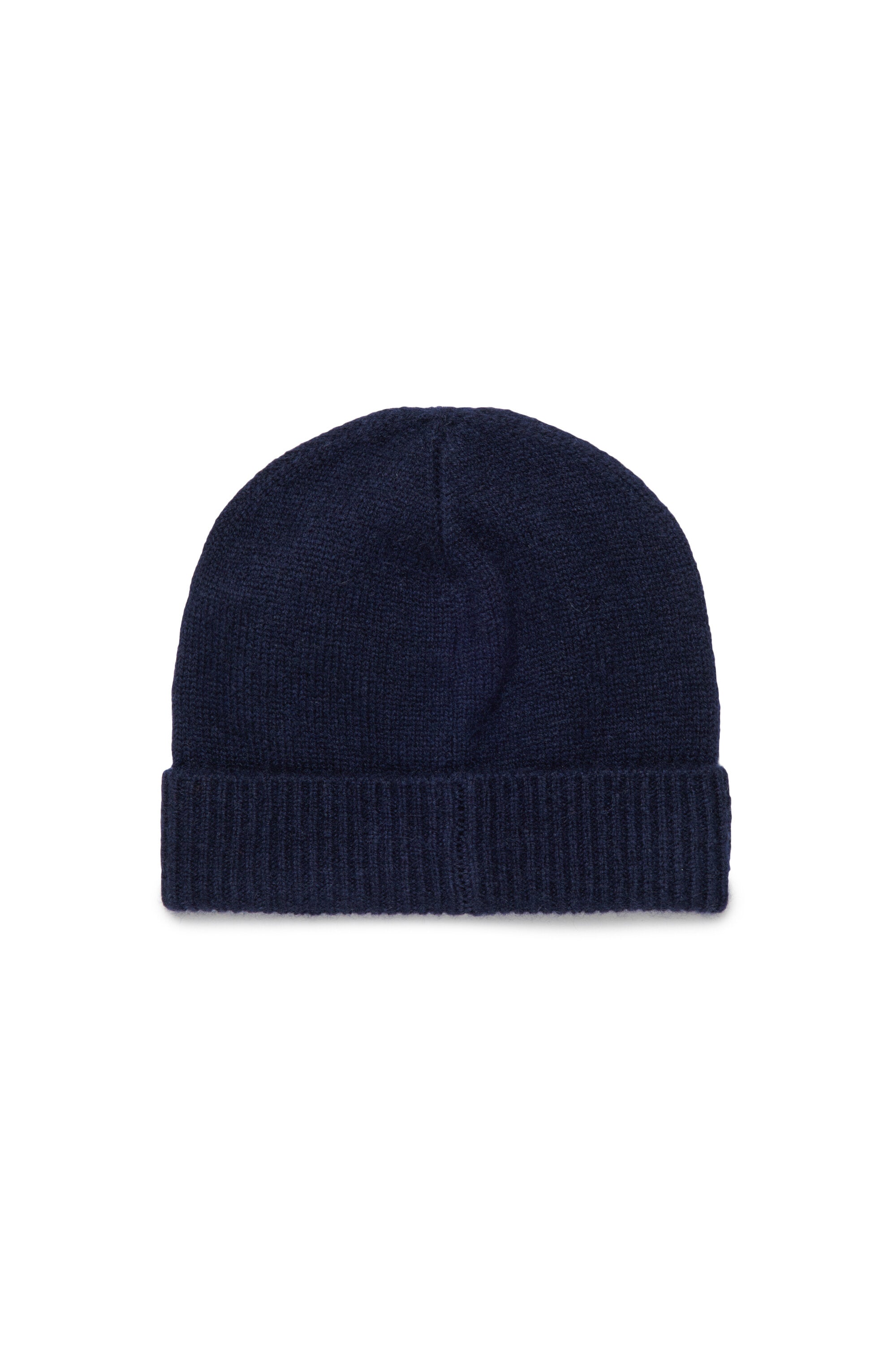 Wool and cashmere blend beanie with logo