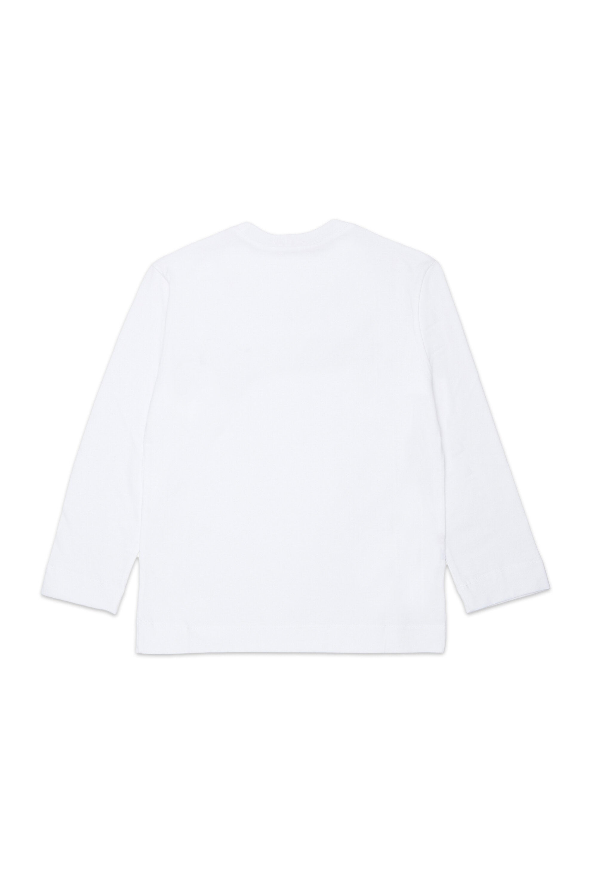 T-shirt manica lunga in jersey con logo Marni