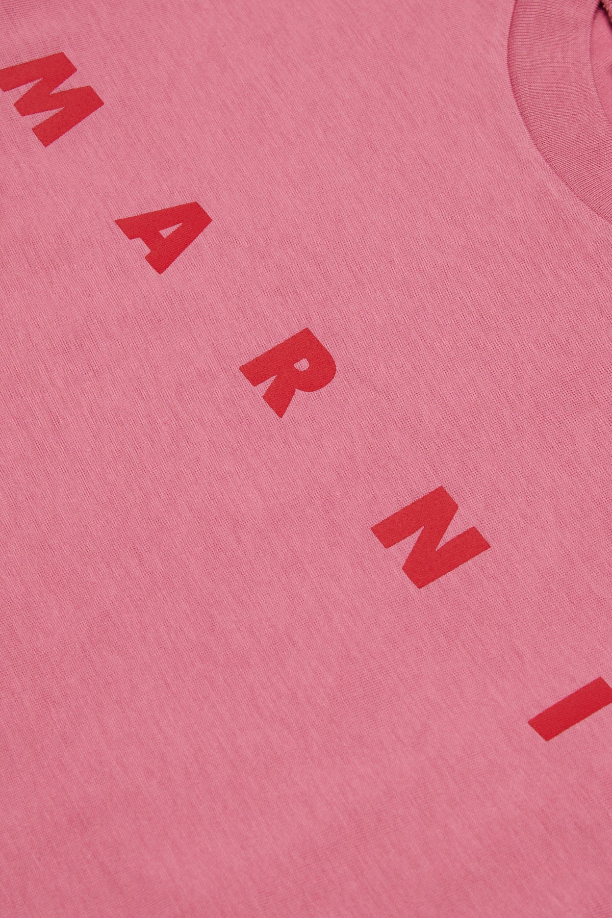 T-shirt en jersey à manches longues avec logo Marni
