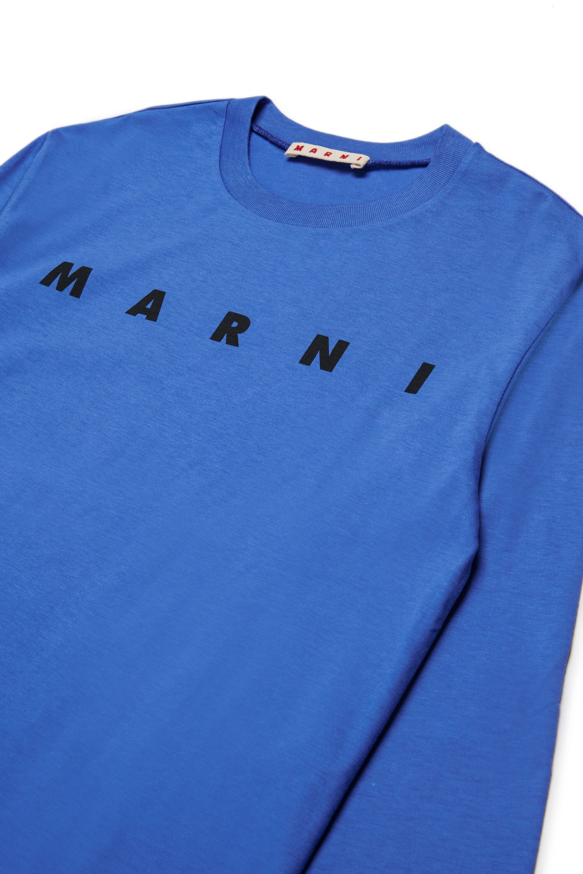 Long sleeves jersey T-shirt with Marni logo