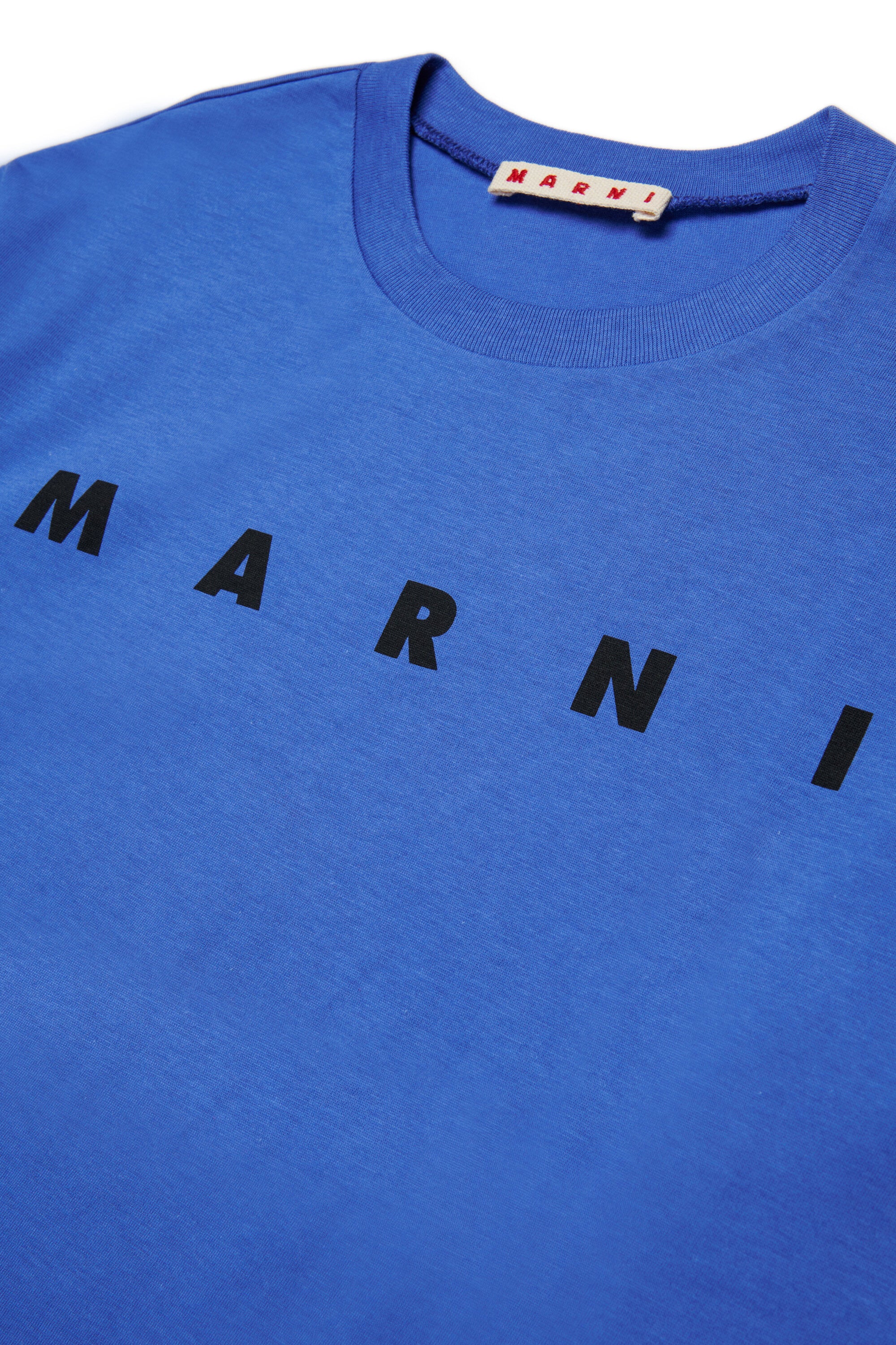 Langärmeliges Jersey-T-Shirt mit Marni-Logo