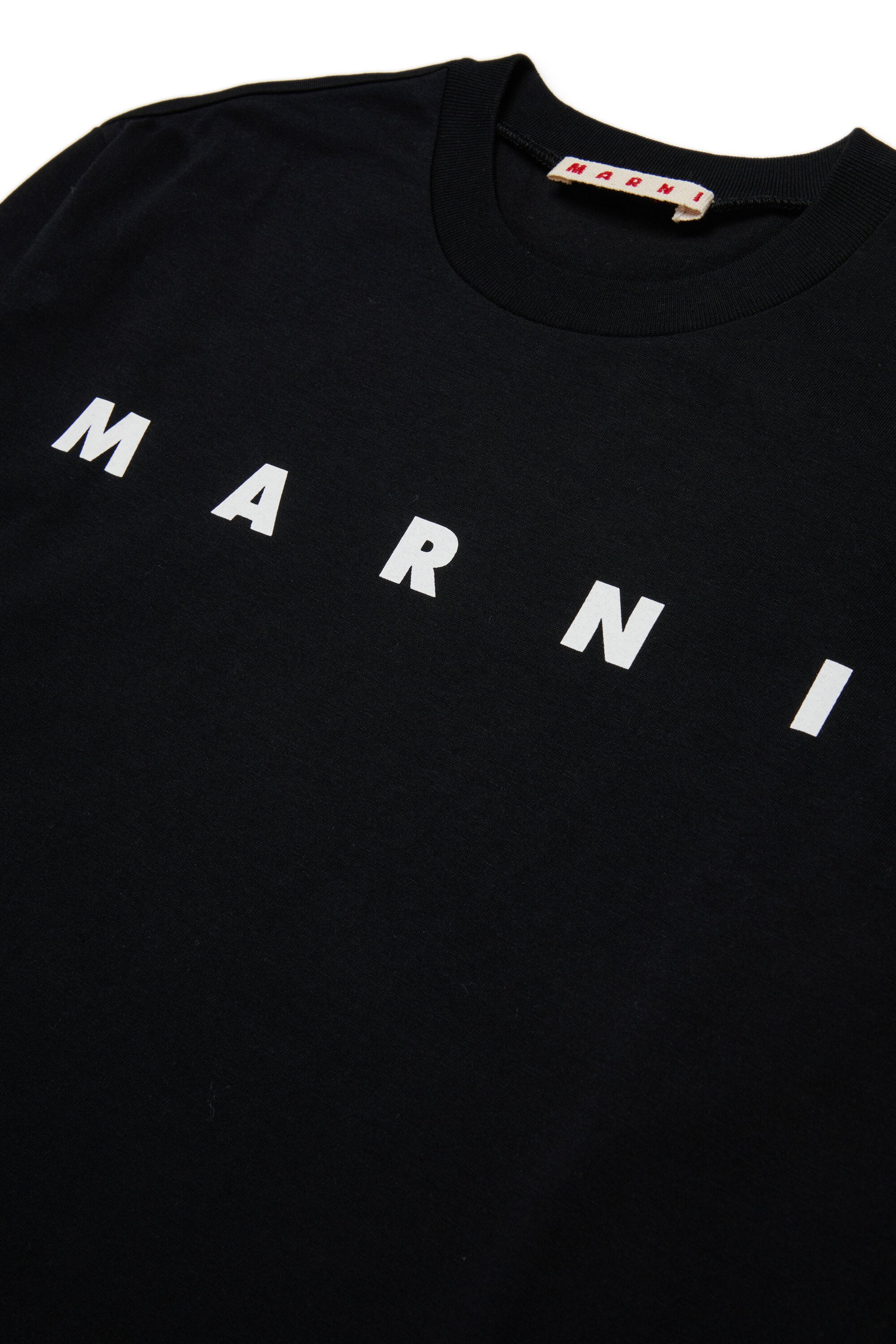 T-shirt manica lunga in jersey con logo Marni