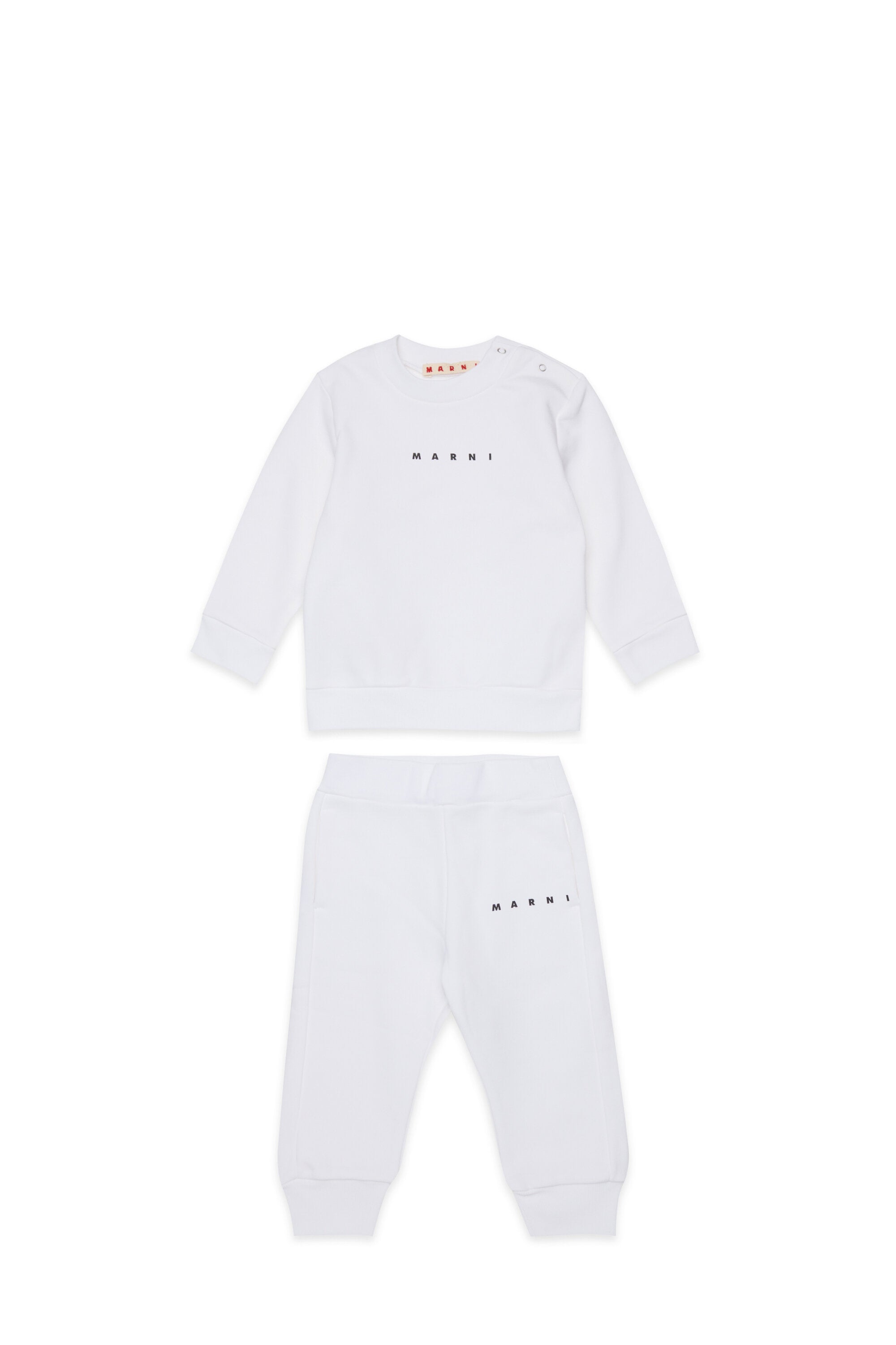 Set tuta in felpa con logo istituzionale