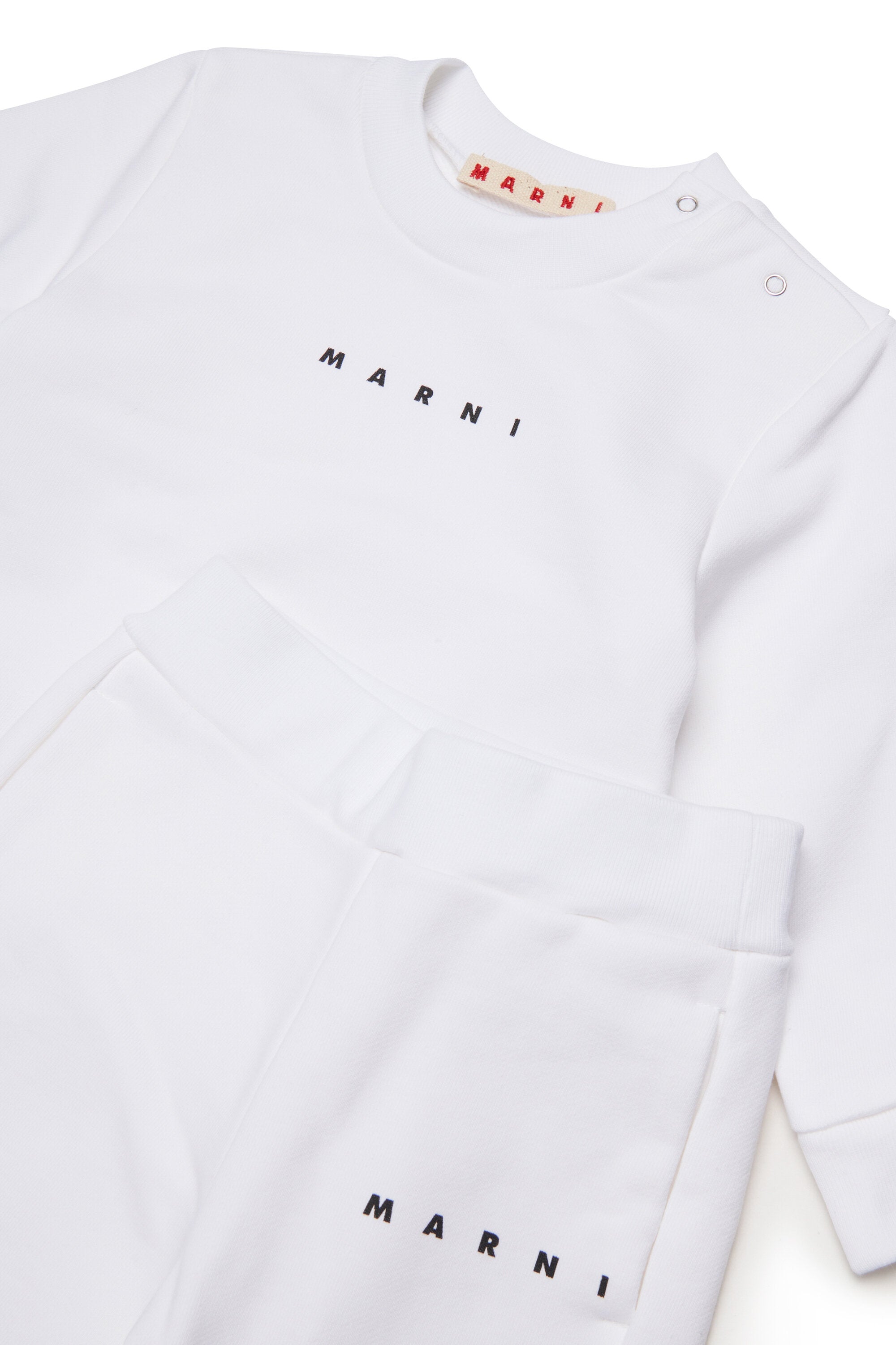 Set tuta in felpa con logo istituzionale