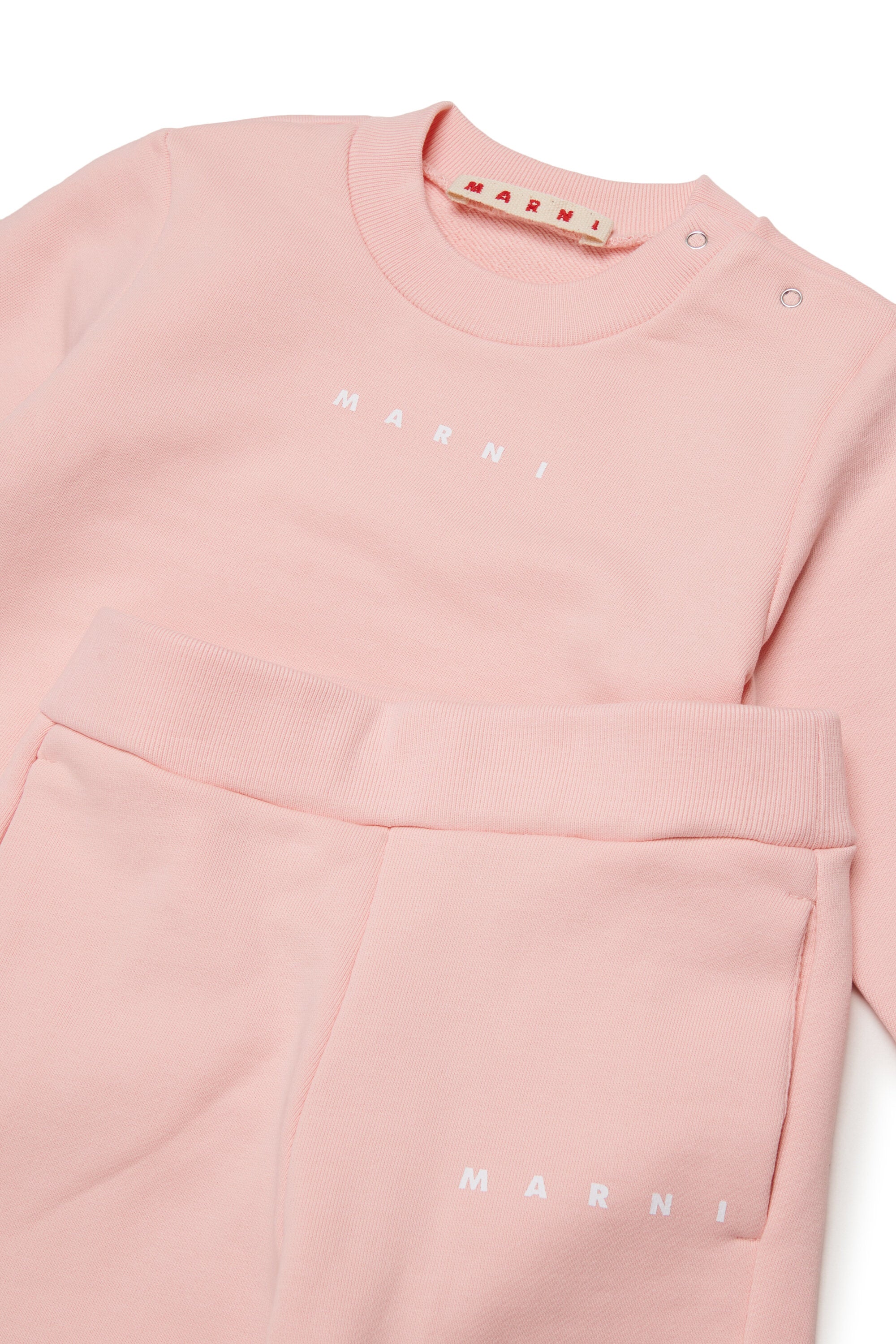 Set tuta in felpa con logo istituzionale