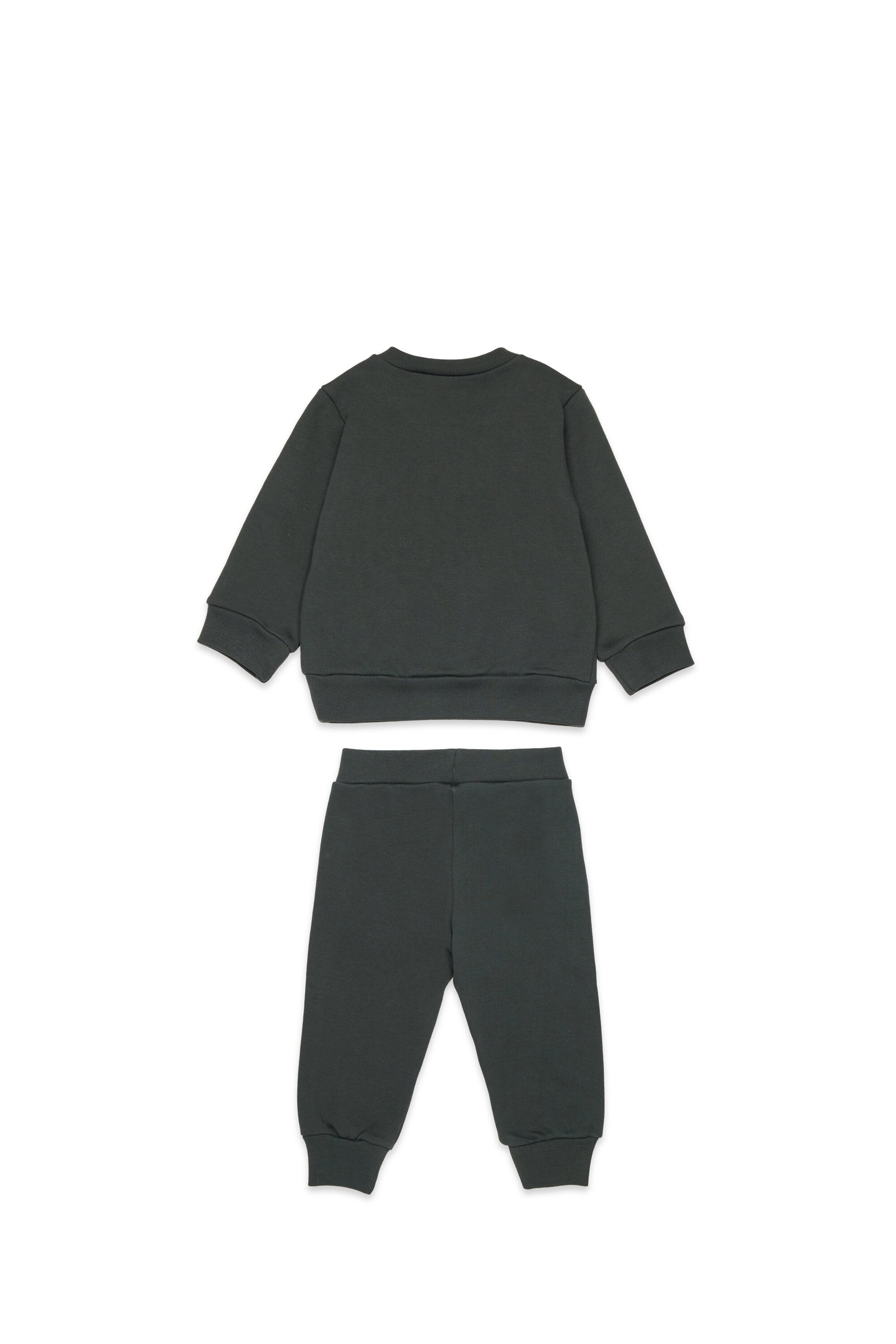 Fleece tracksuit set with institutional logo