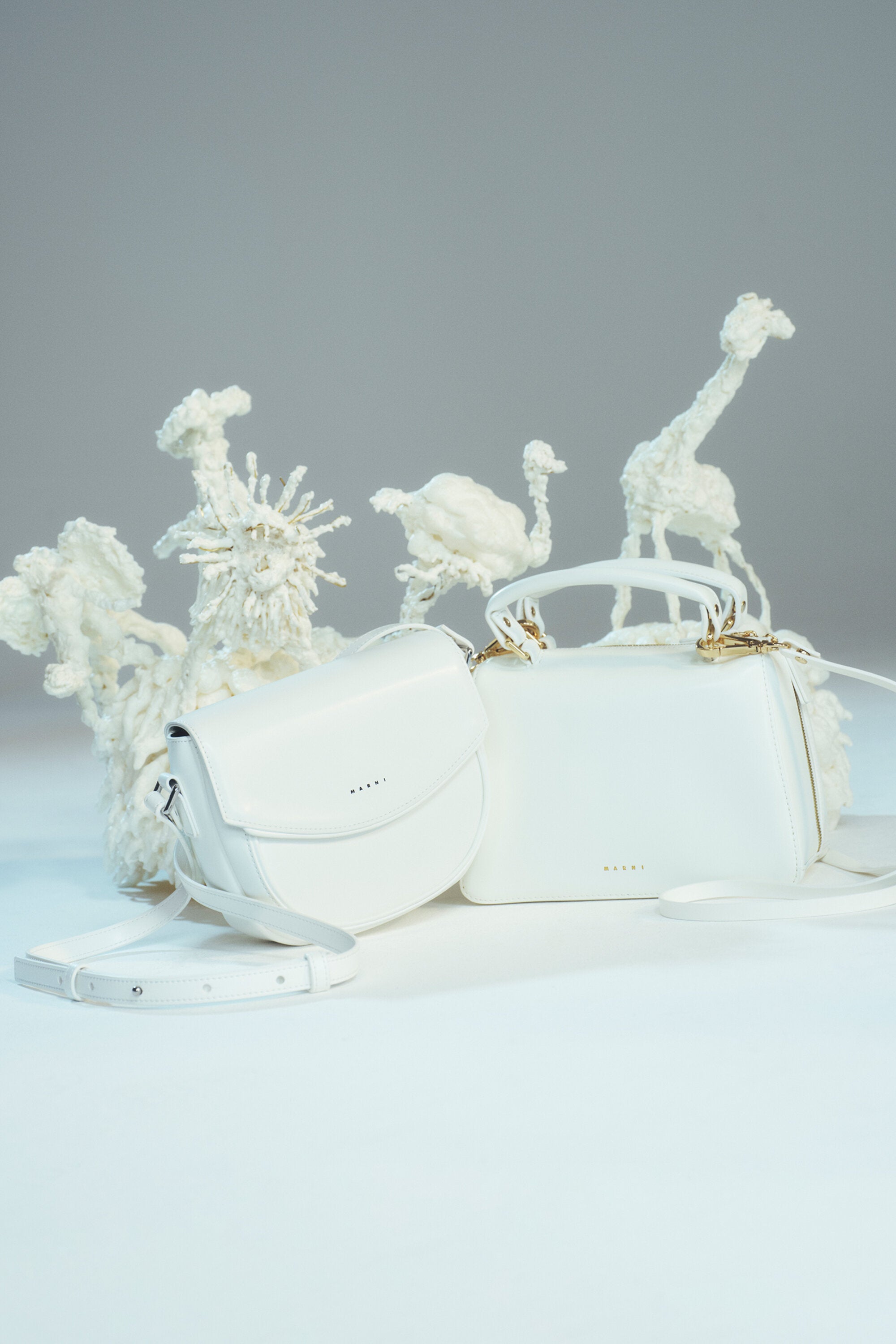 School Bag en tissu enduit avec bandoulière