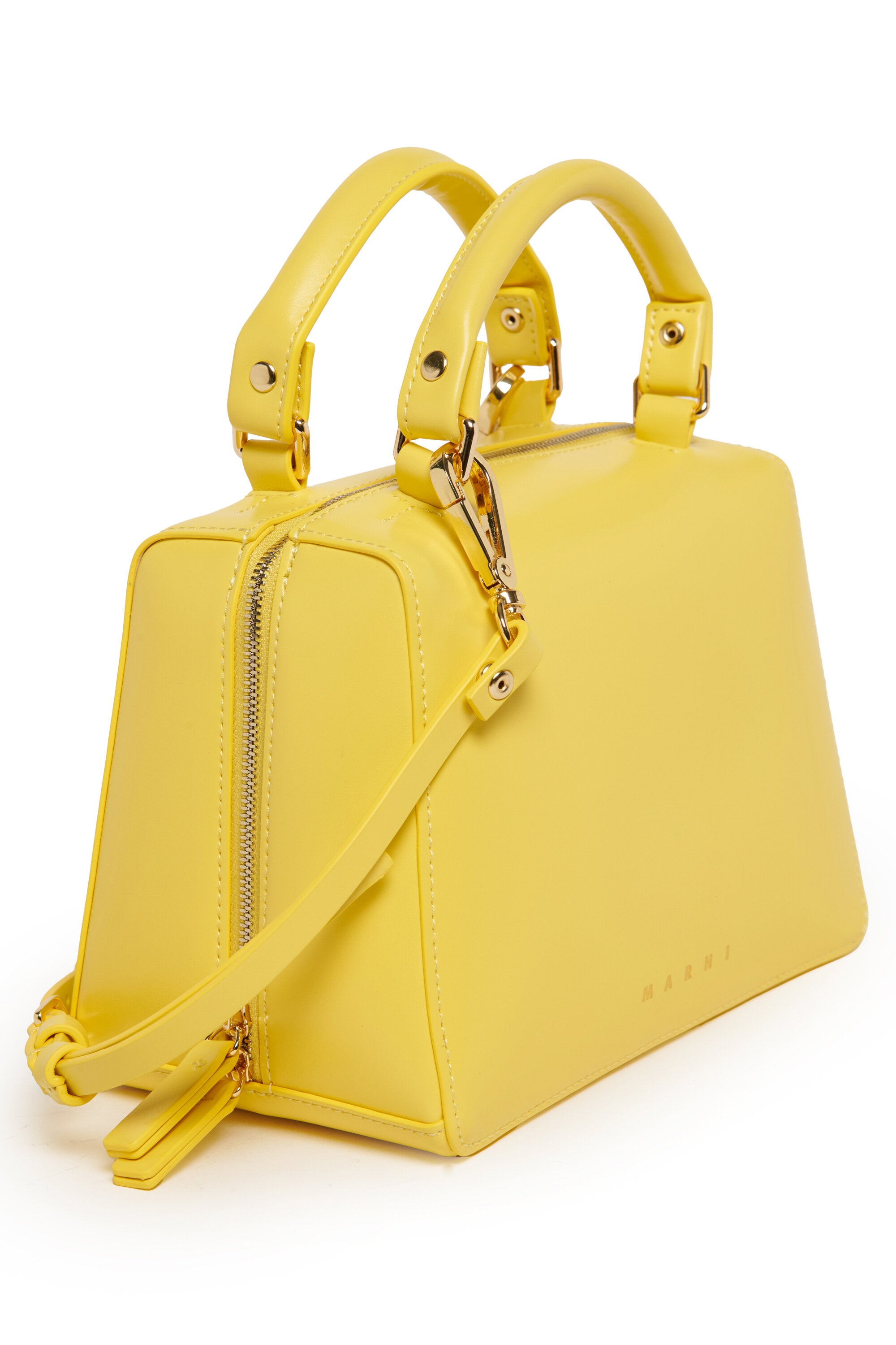 School Bag aus beschichtetem Stoff mit Schulterriemen