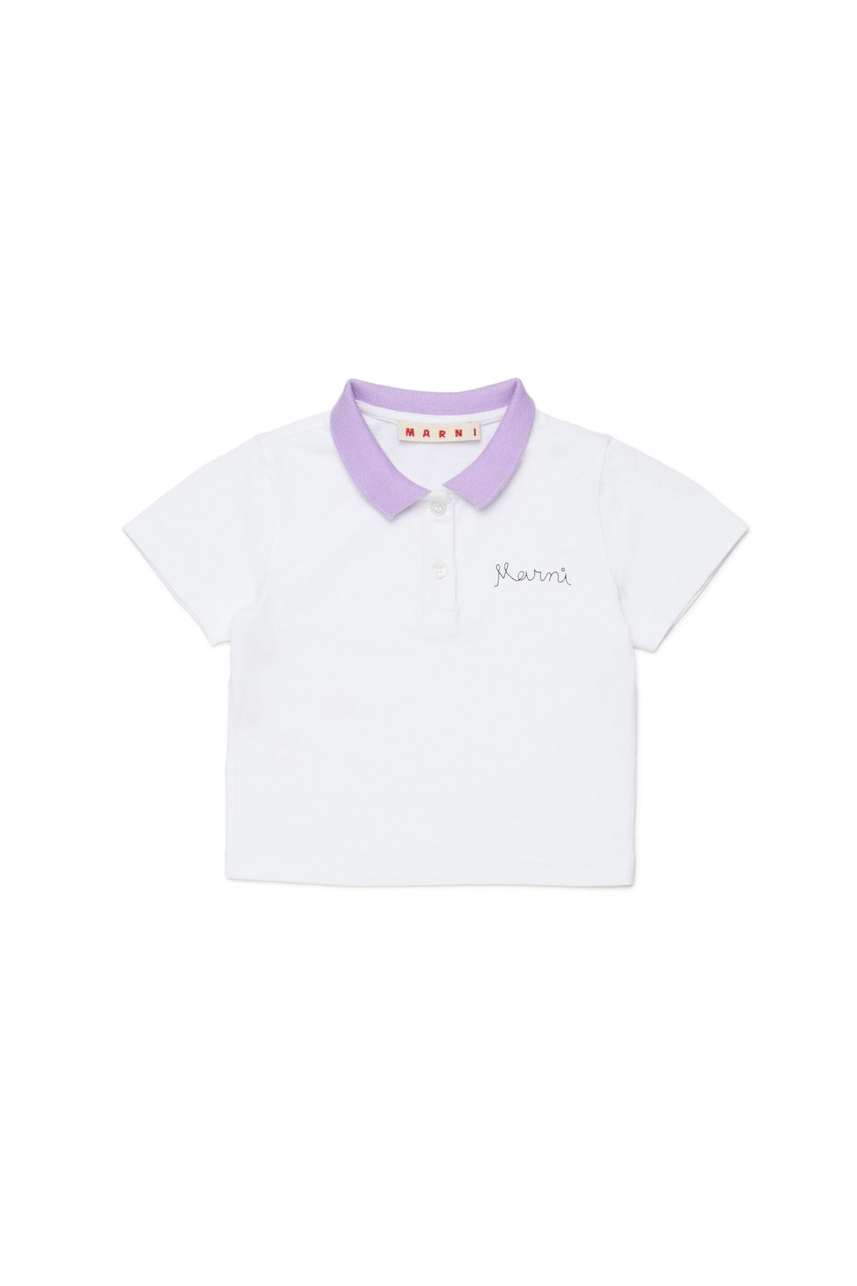 Polo con logo ricamato