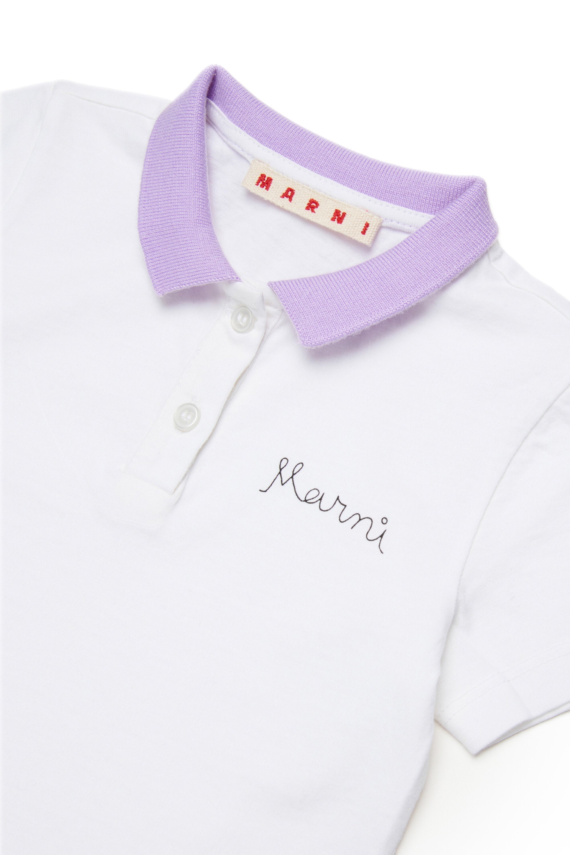 Polo con logo ricamato