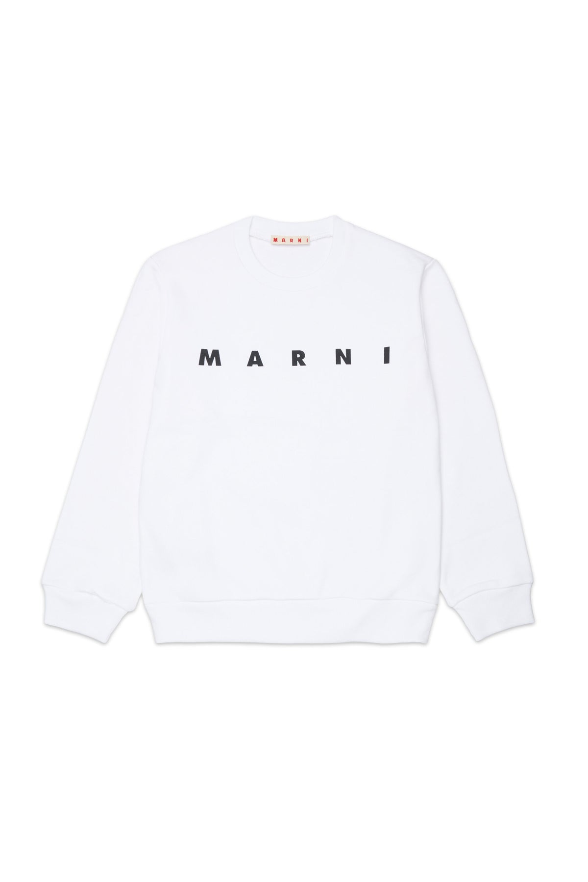 Sudadera de cuello redondo con logo Marni