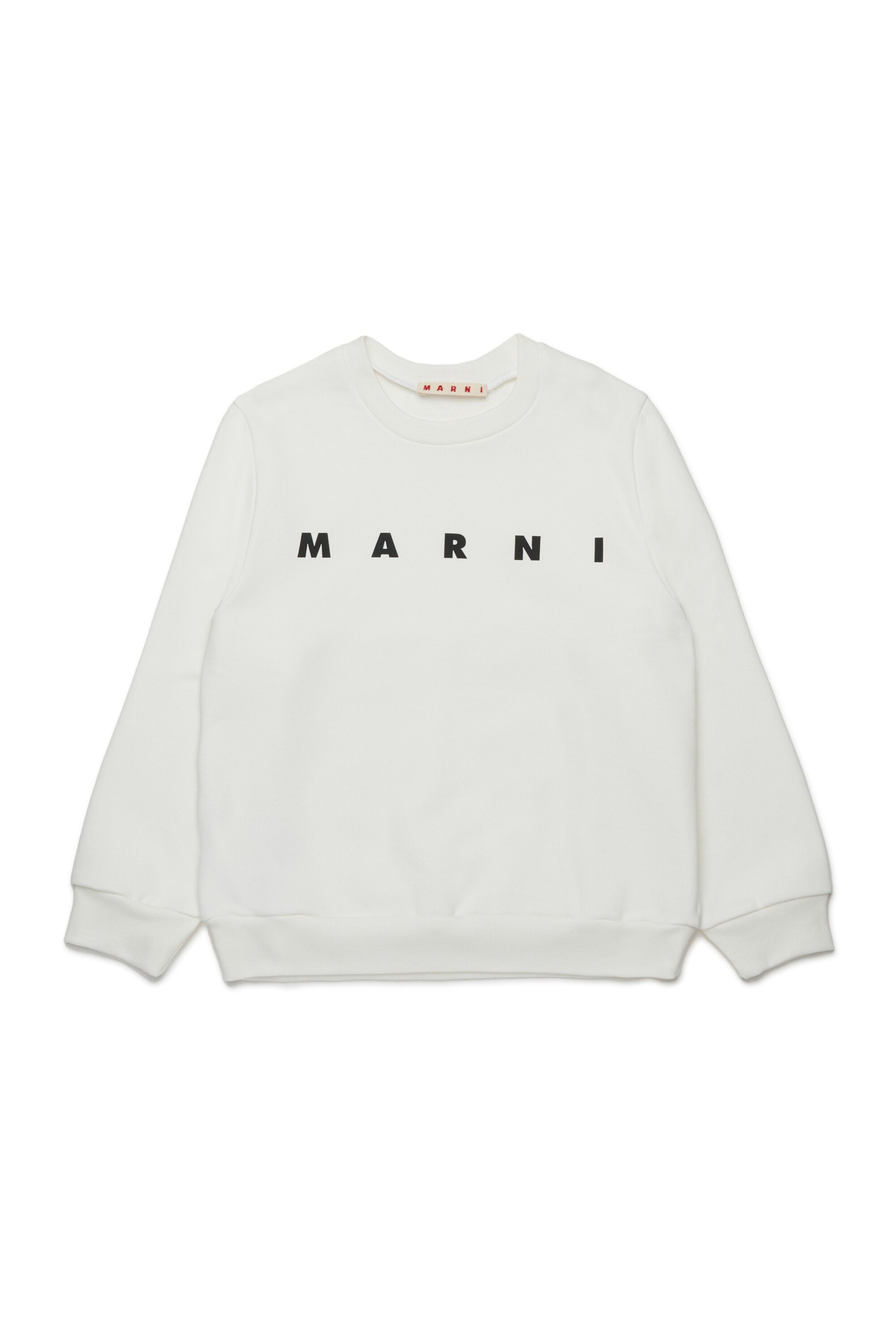 Felpa girocollo con logo Marni