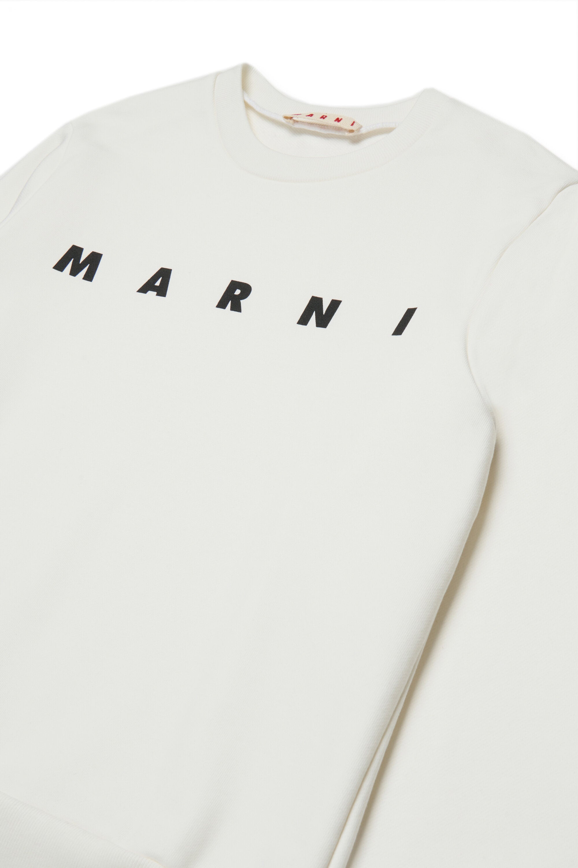 Sweat-shirt à col ras du cou avec logo Marni