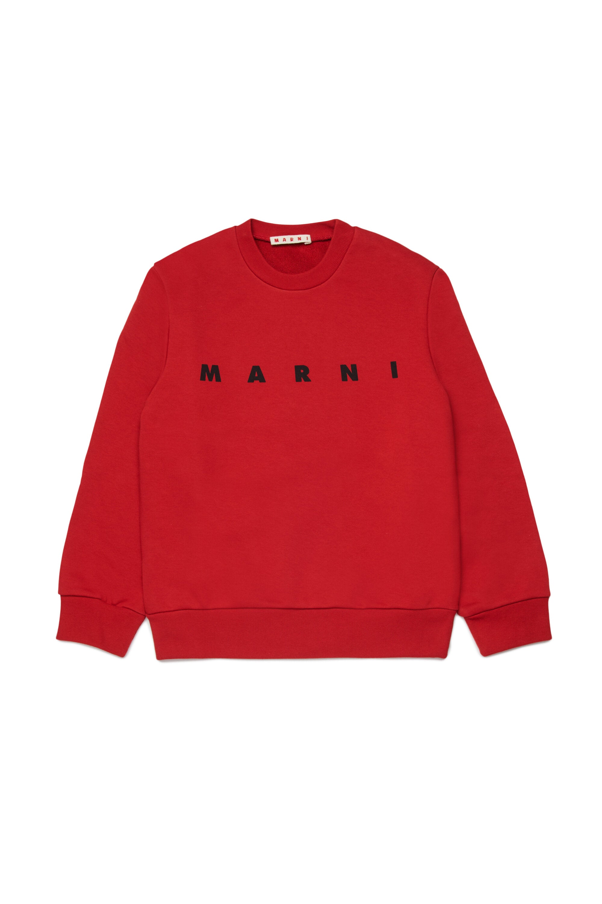Felpa girocollo con logo Marni