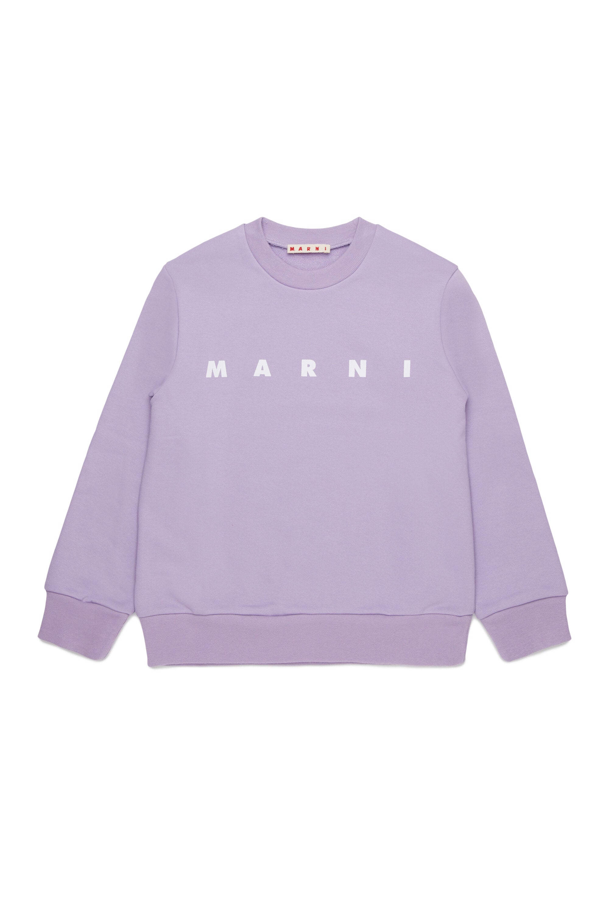 Felpa girocollo con logo Marni