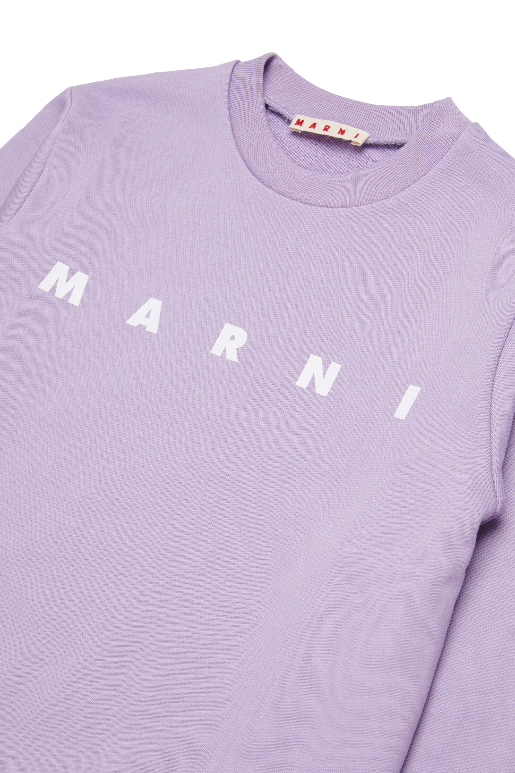 Felpa girocollo con logo Marni