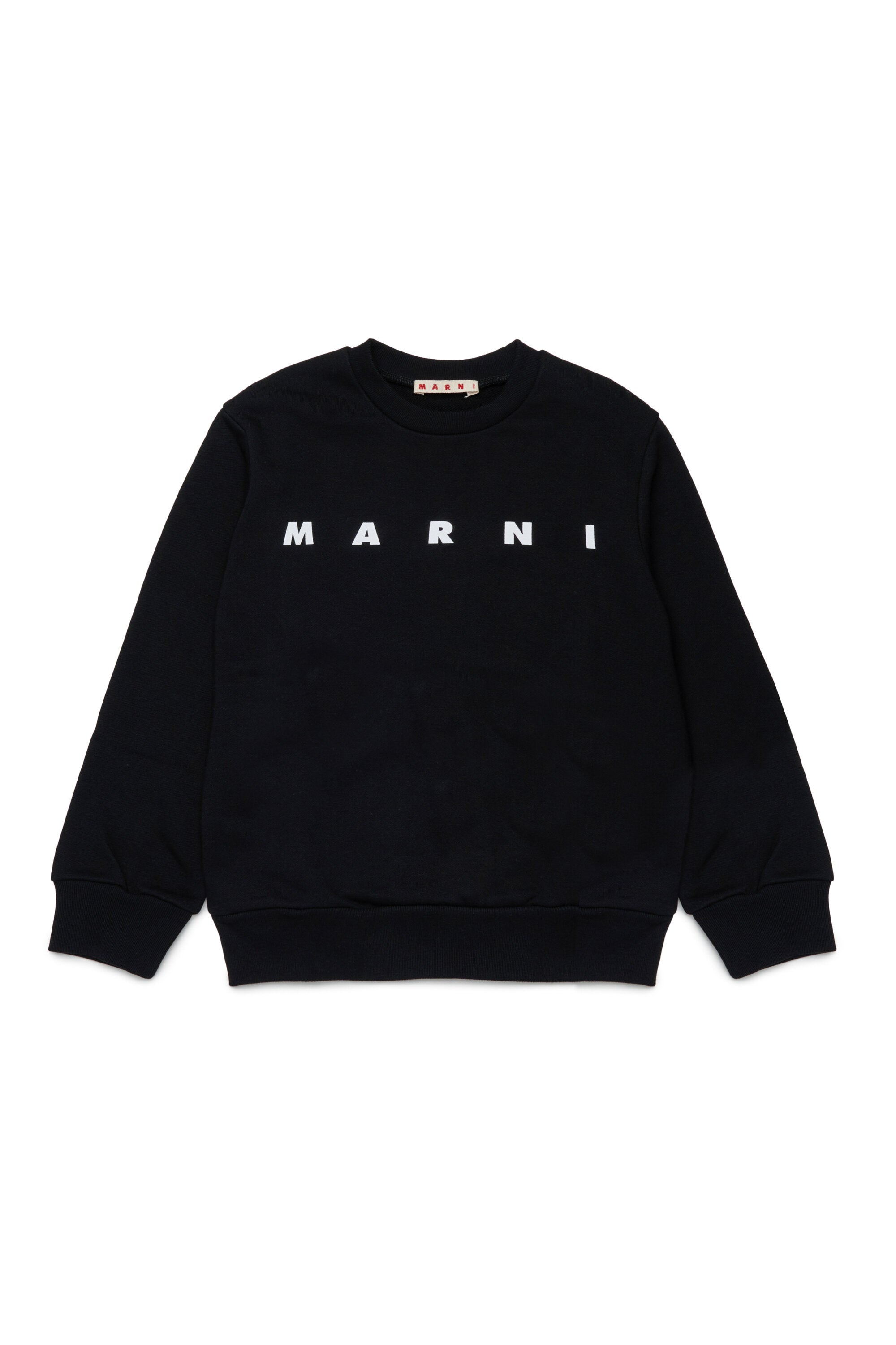 Sweat-shirt à col ras du cou avec logo Marni