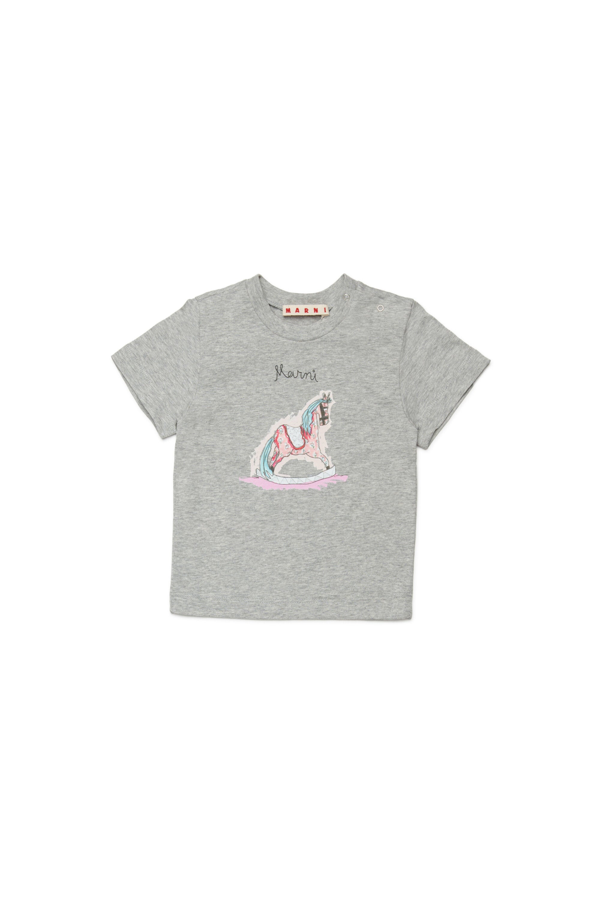 T-shirt girocollo con logo