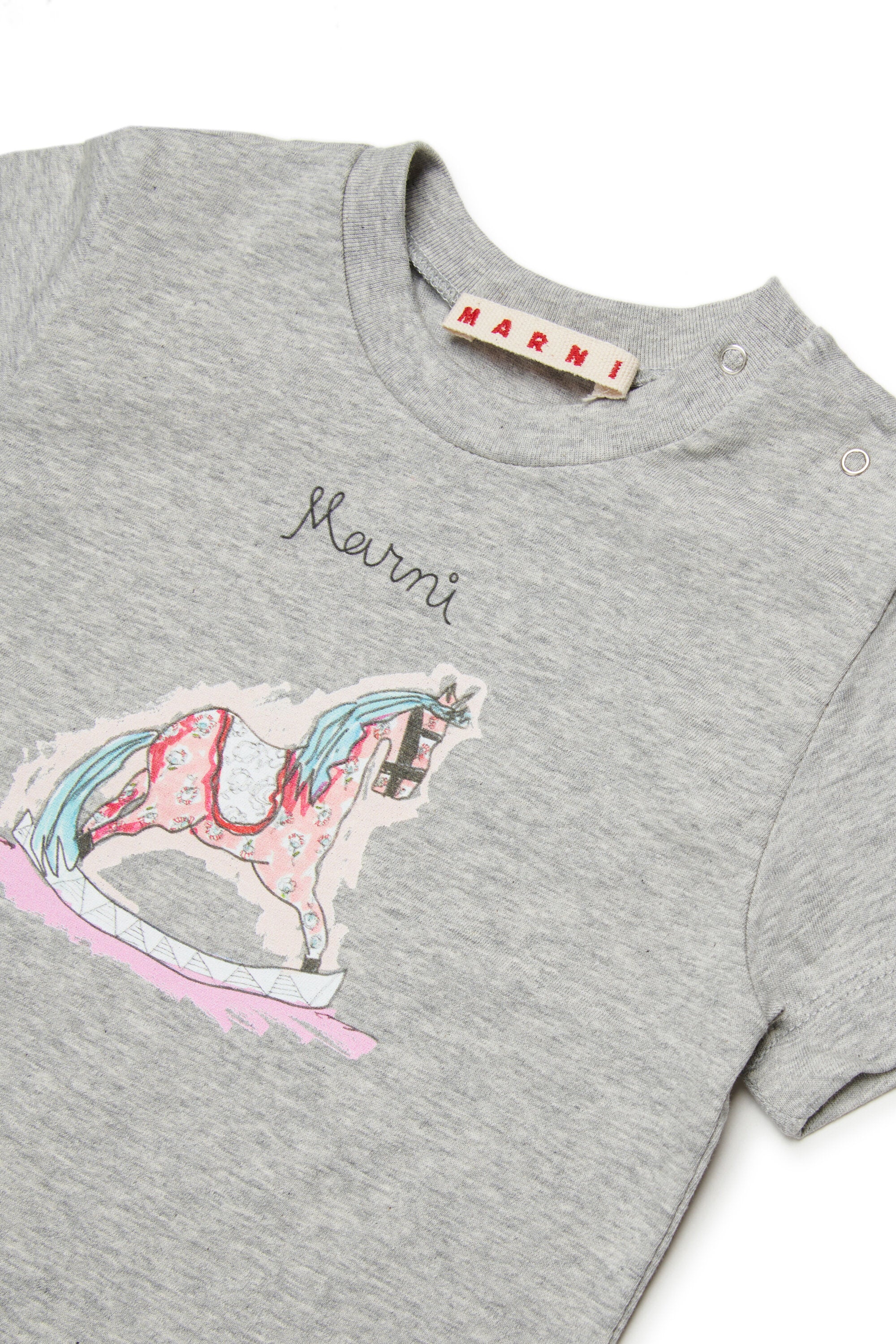 T-shirt à col rond avec logo