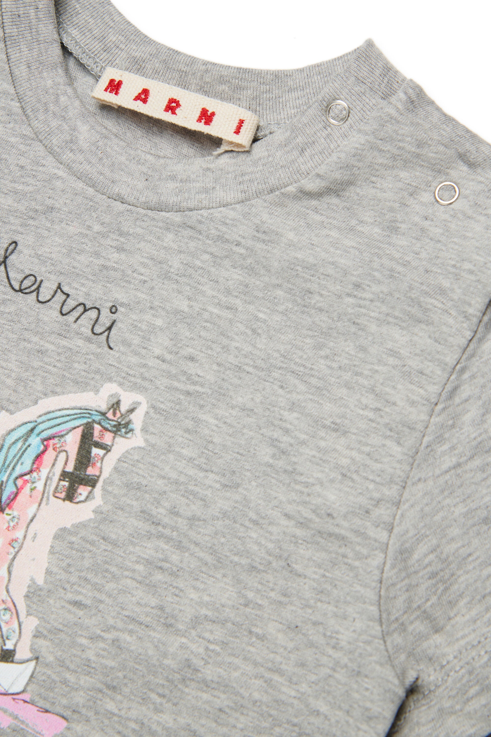 T-shirt à col rond avec logo