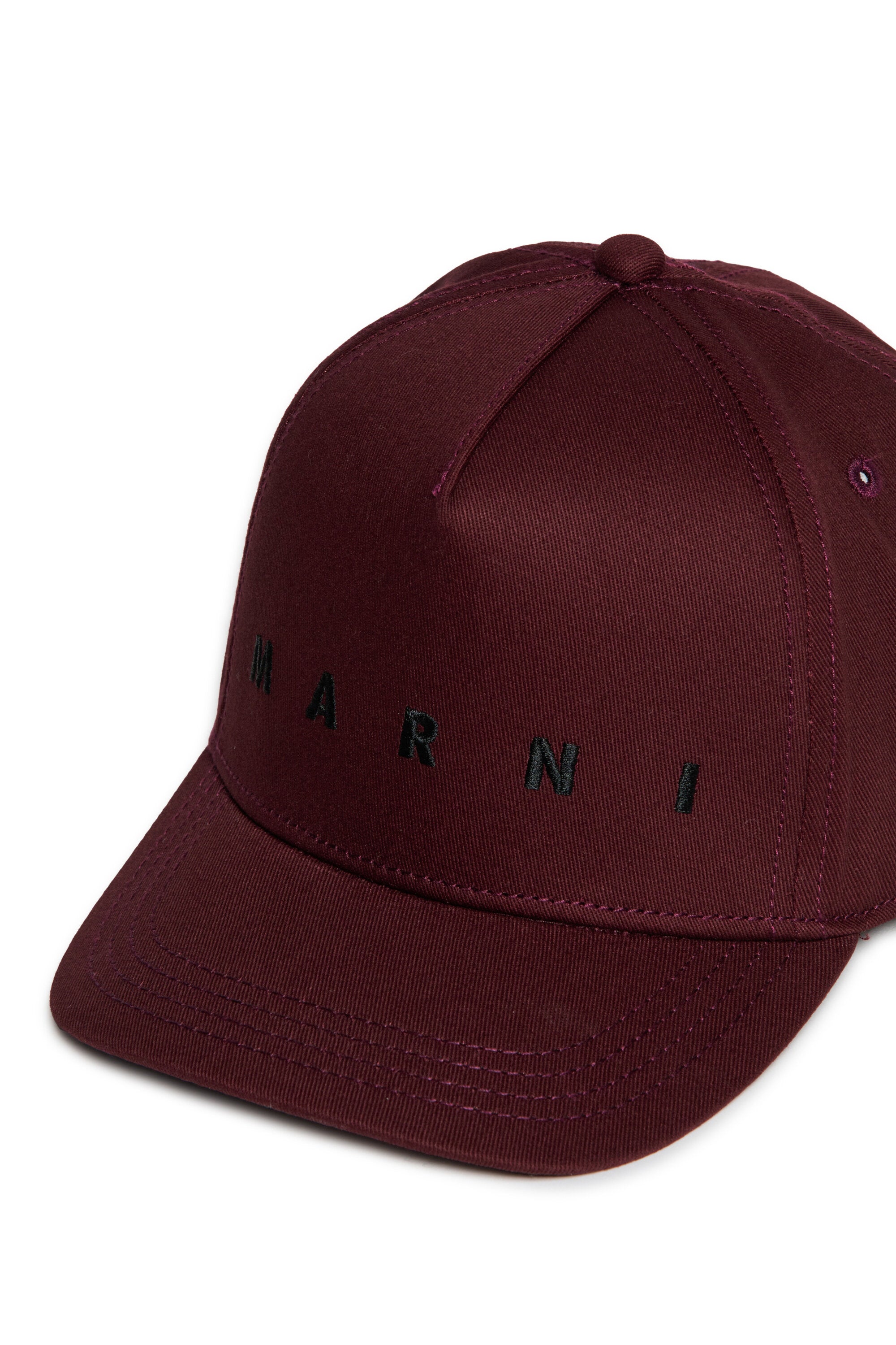 Casquette de baseball en gabardine avec logo