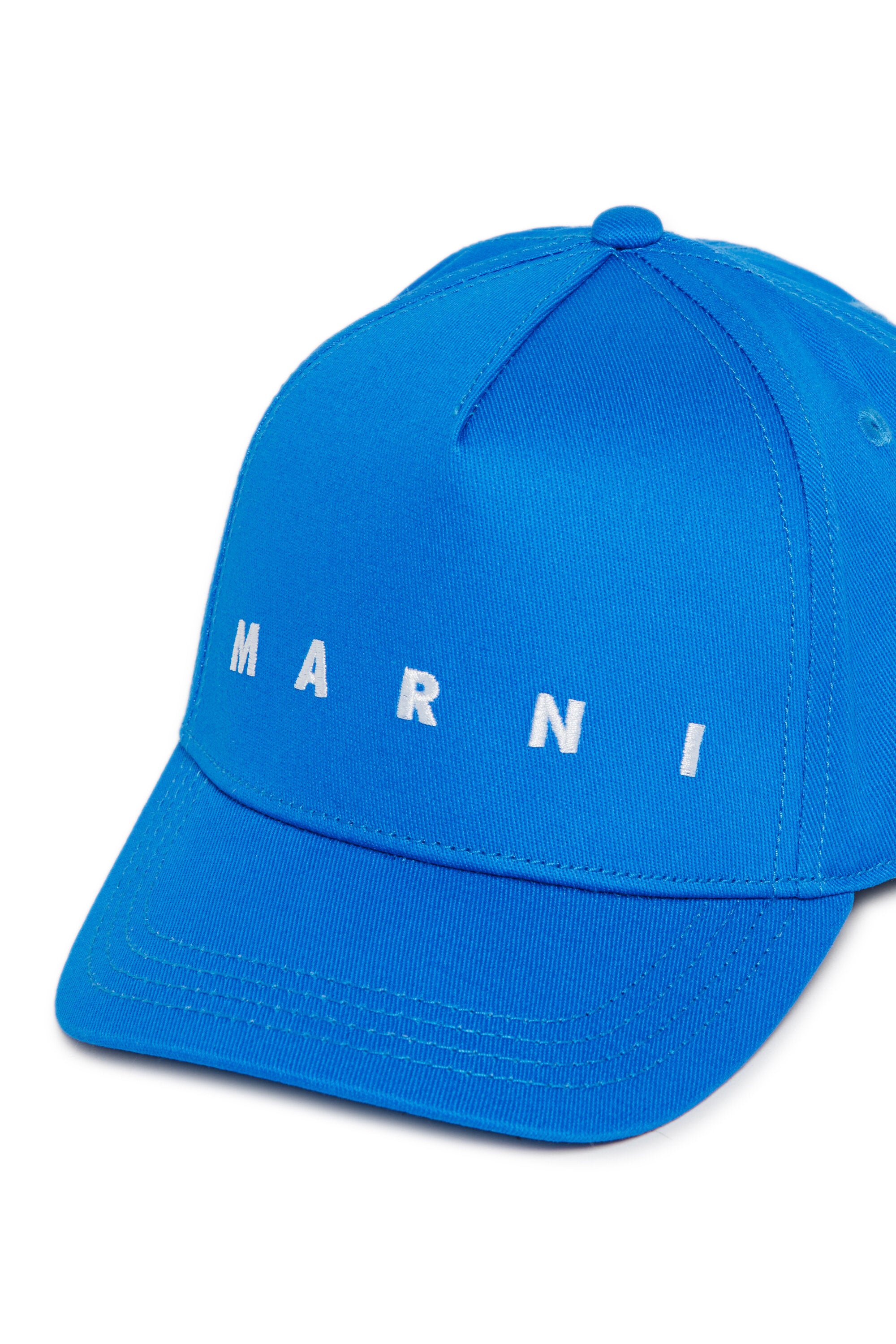 Cappello da baseball in gabardina con logo