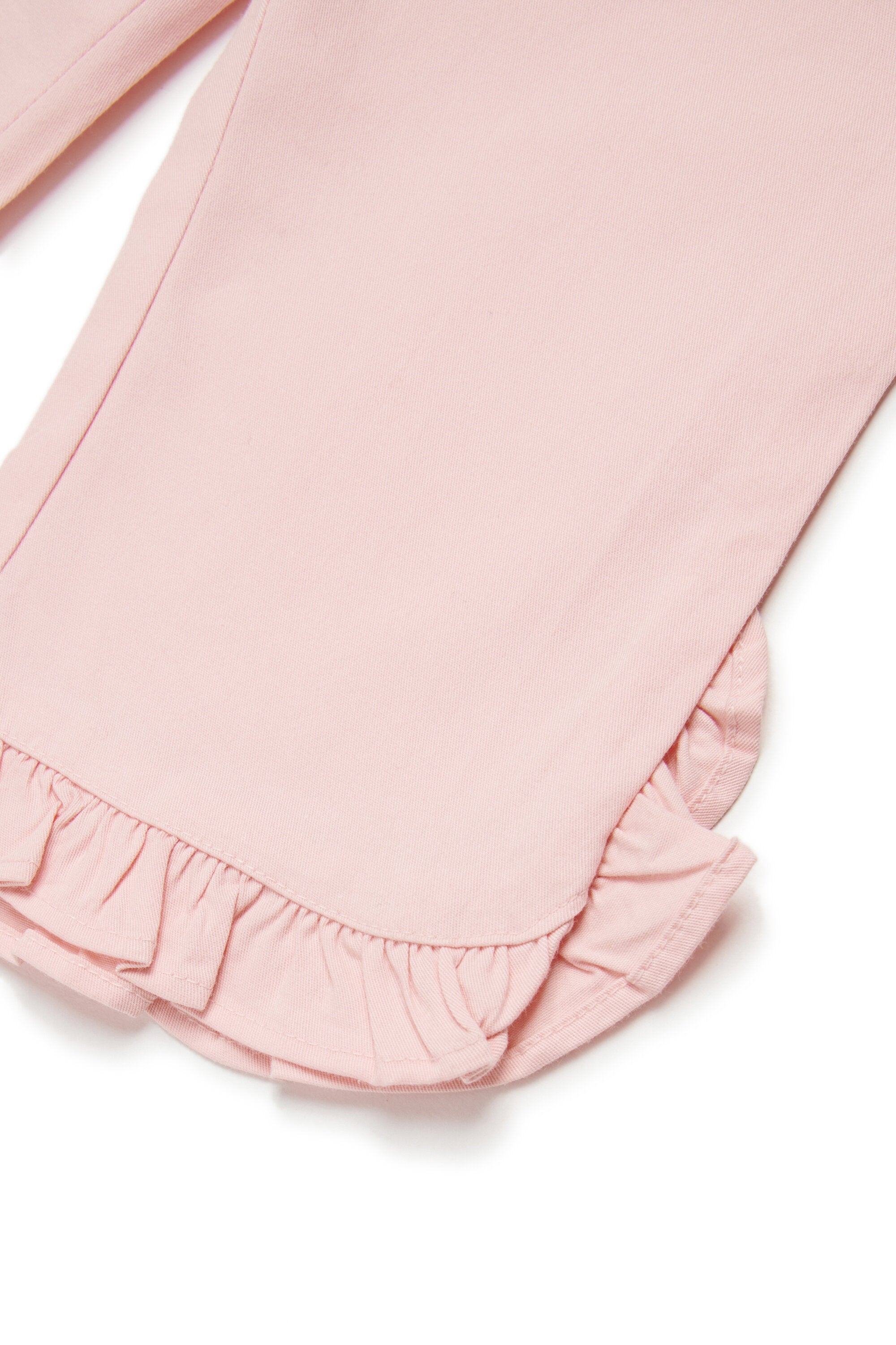 Pantalon avec détail volant