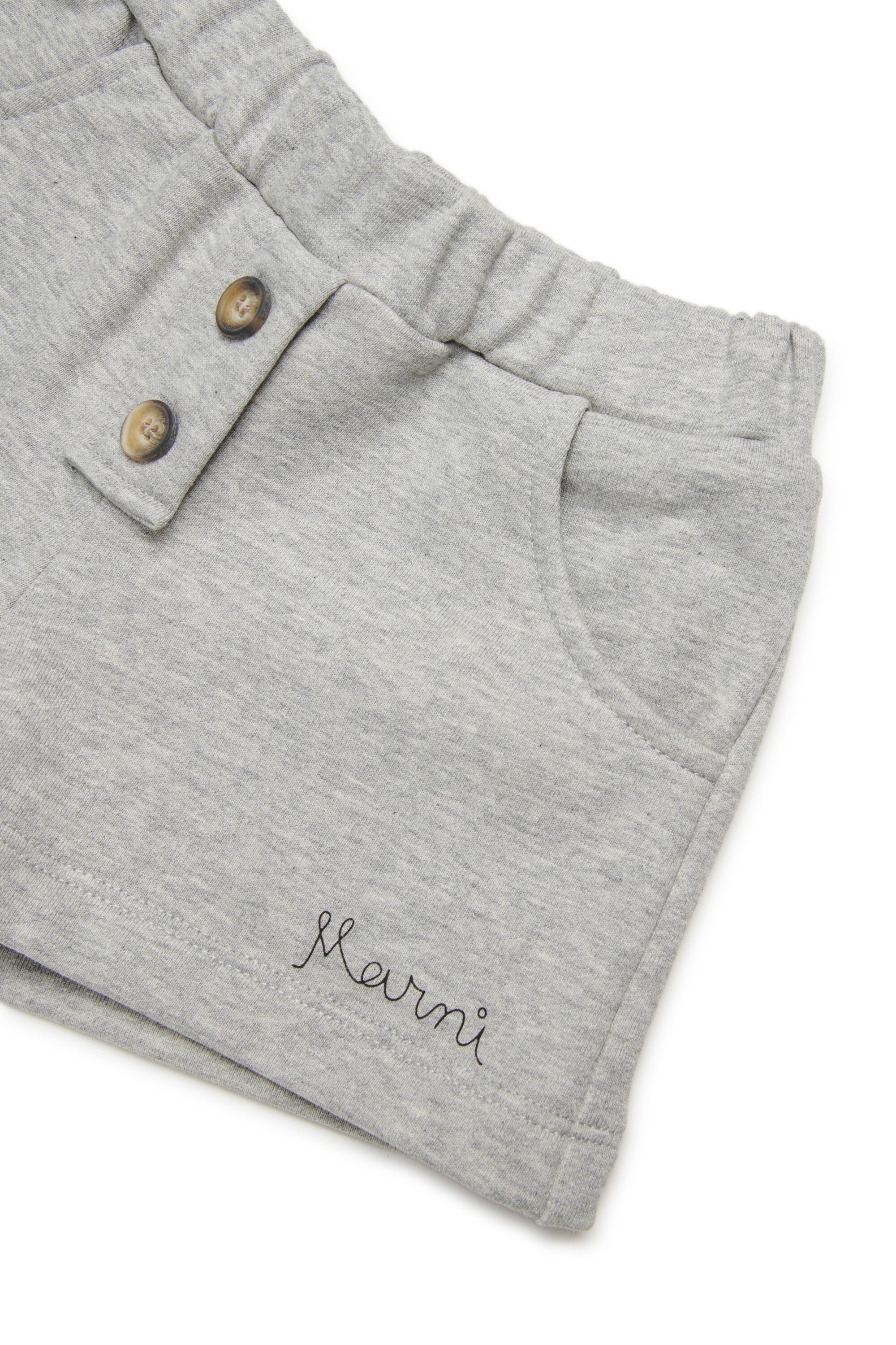 Short en molleton avec logo