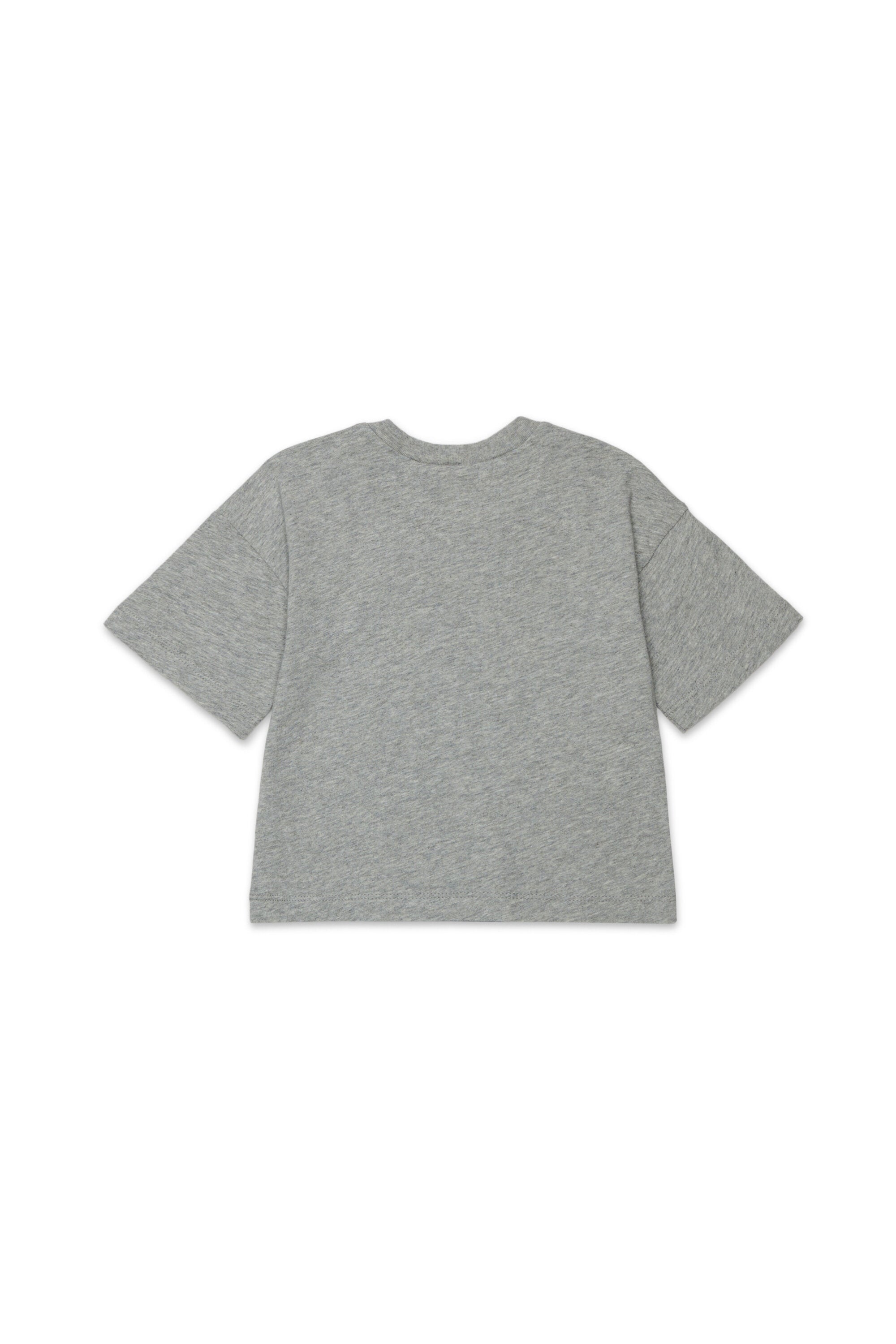 T-shirt con stampa giraffa e logo