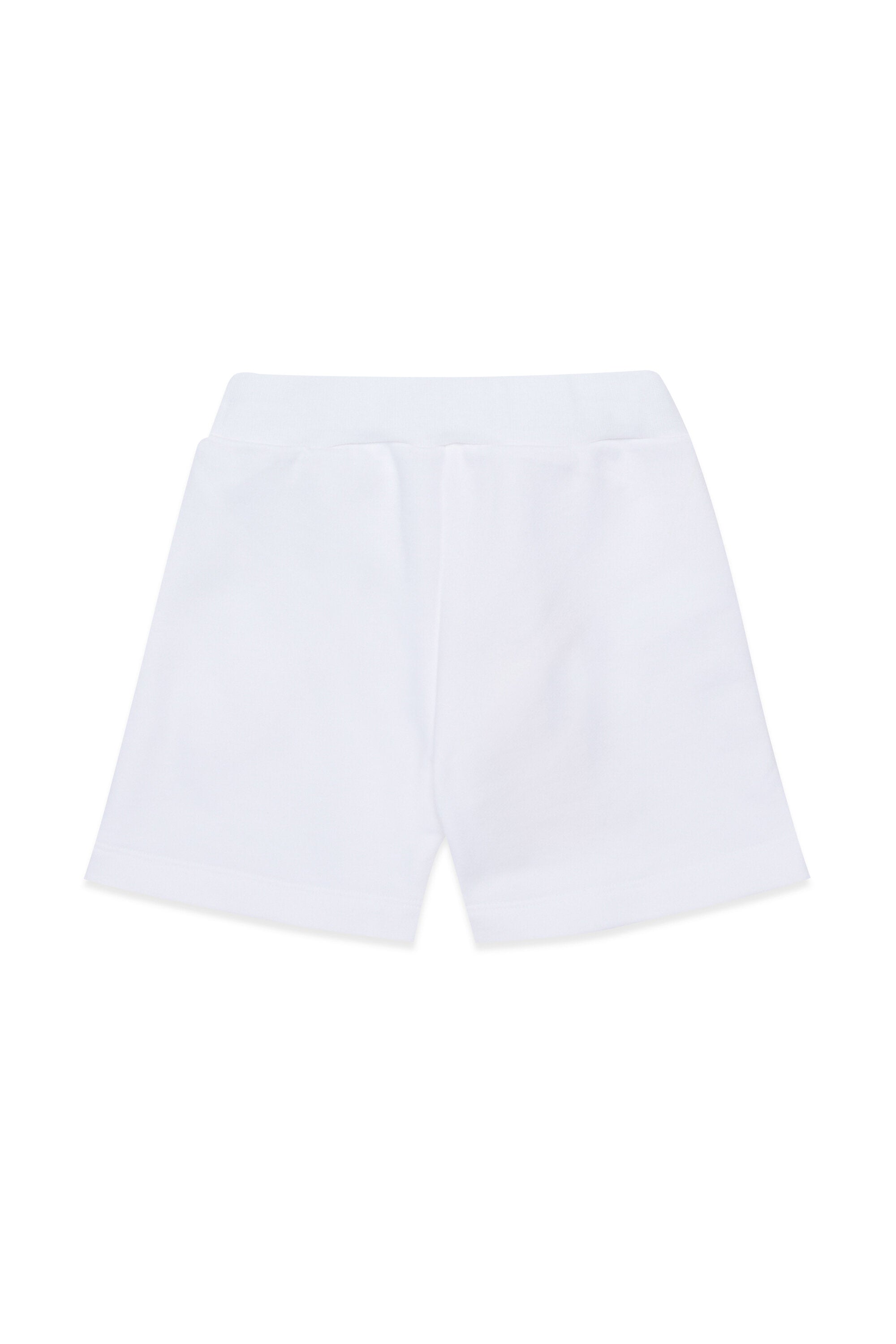 Shorts in felpa con logo