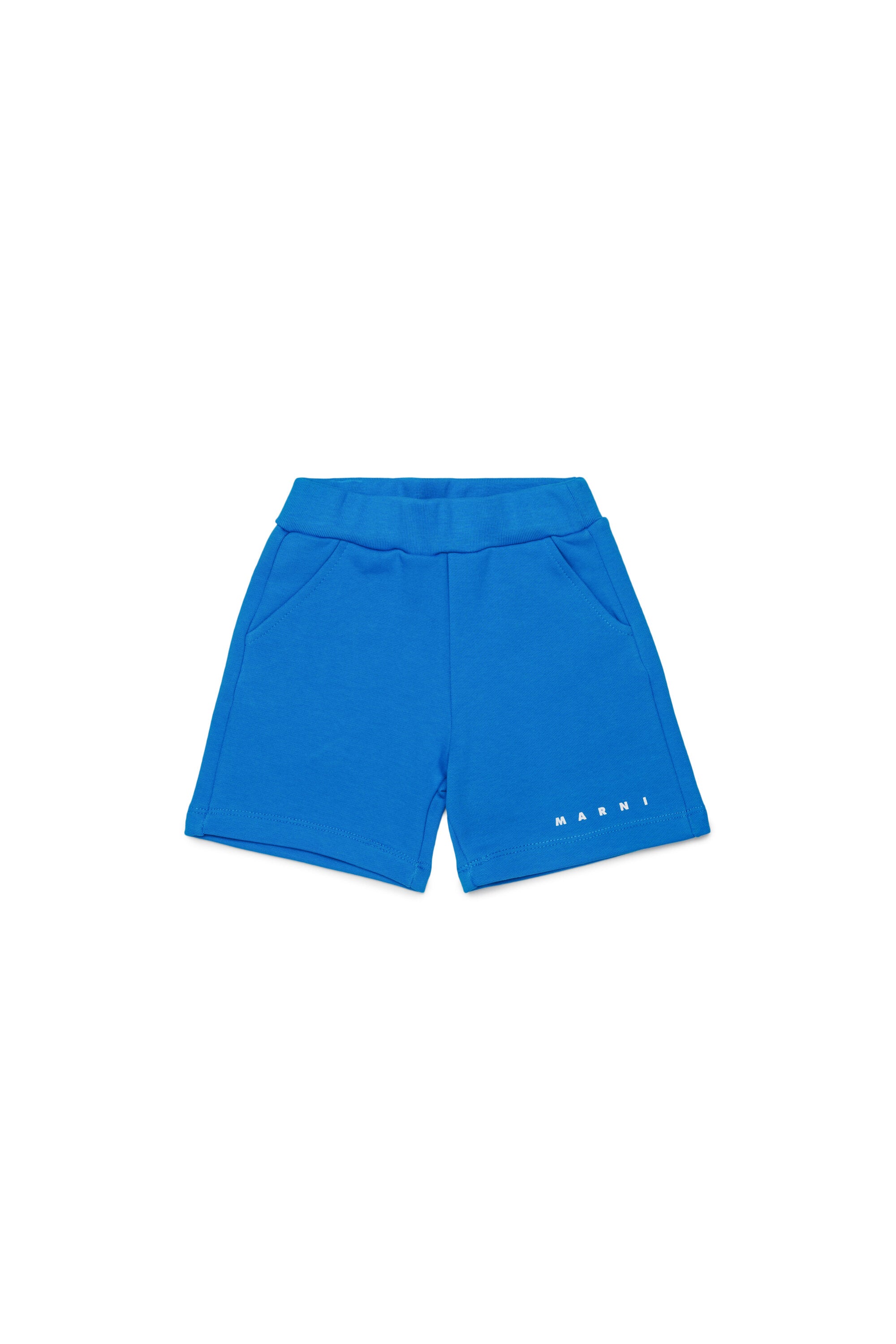 Shorts in felpa con logo