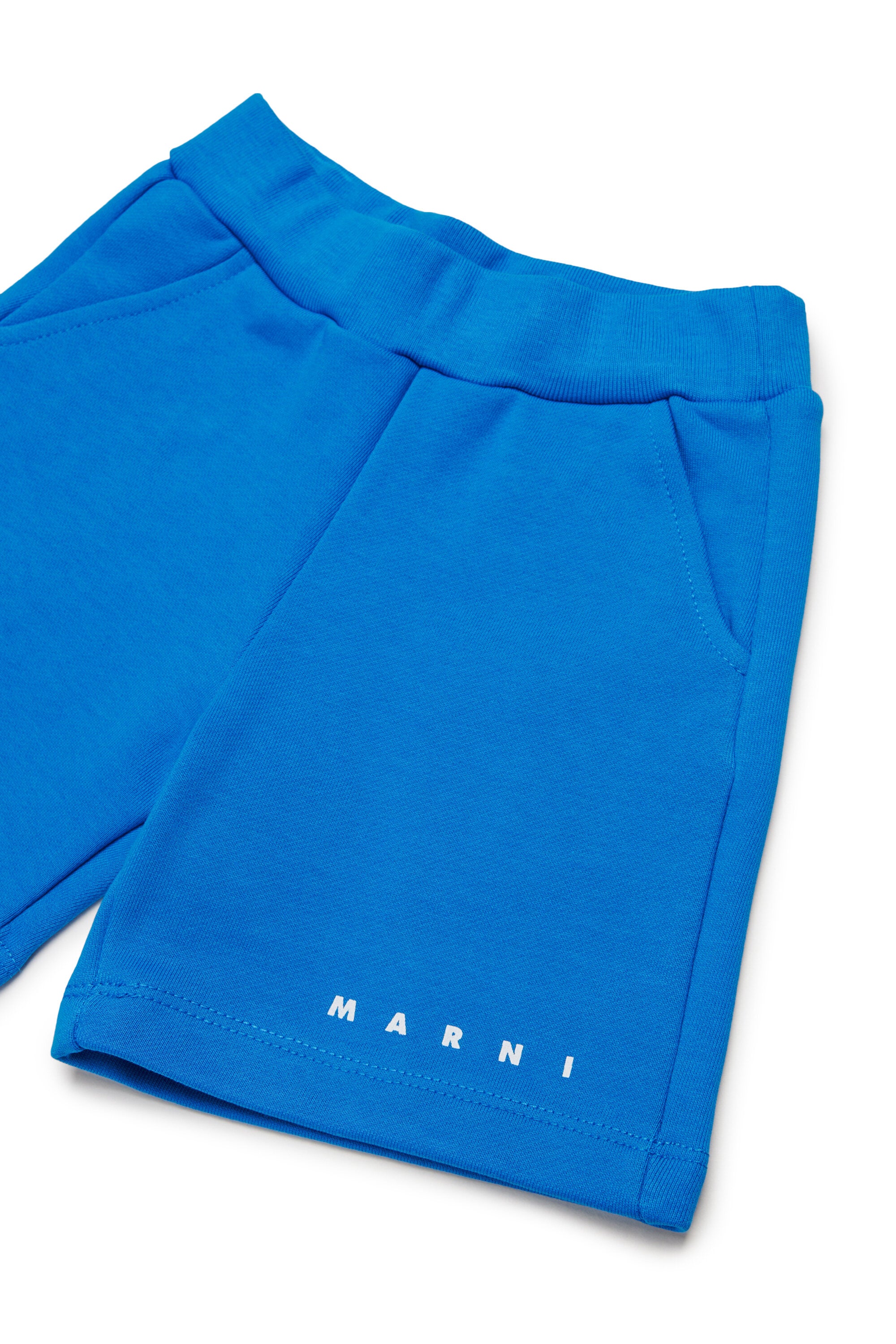 Shorts in felpa con logo