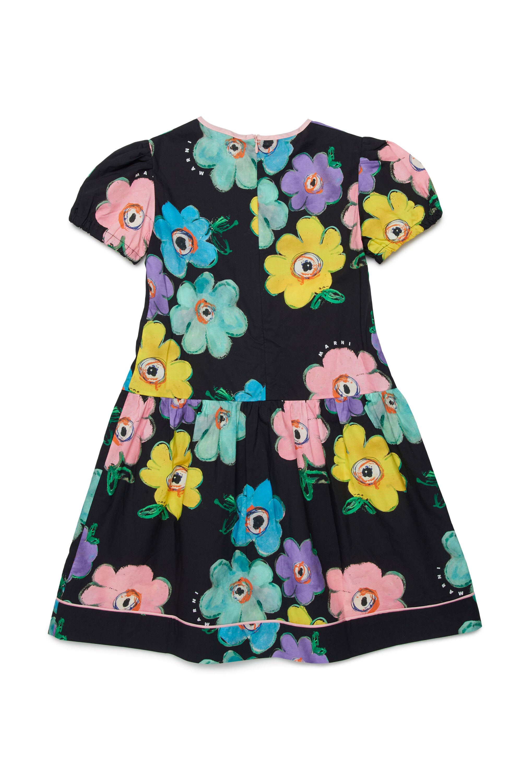 Kleid mit buntem Blumenmuster