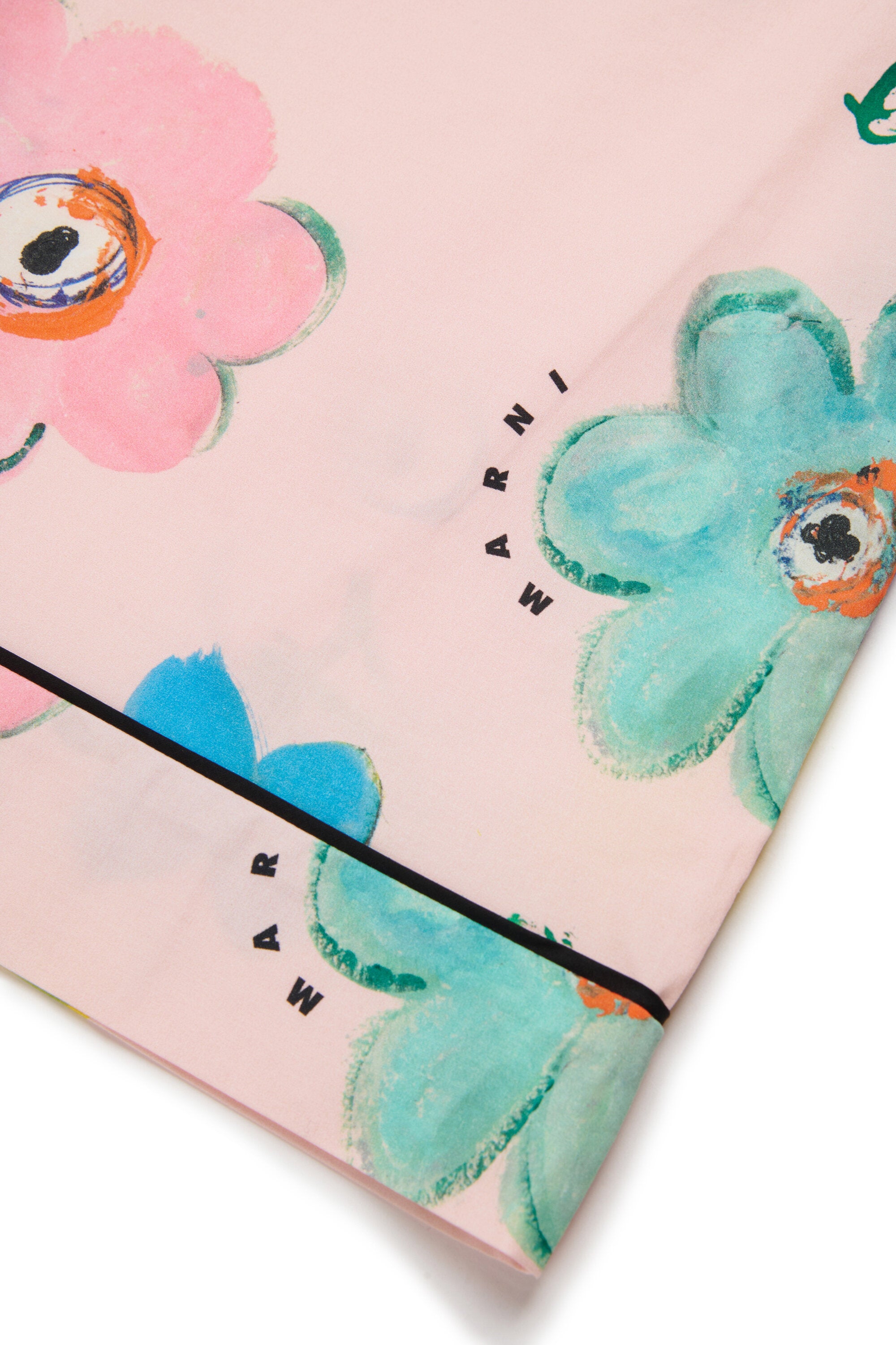 Camisa sin mangas con estampado floral