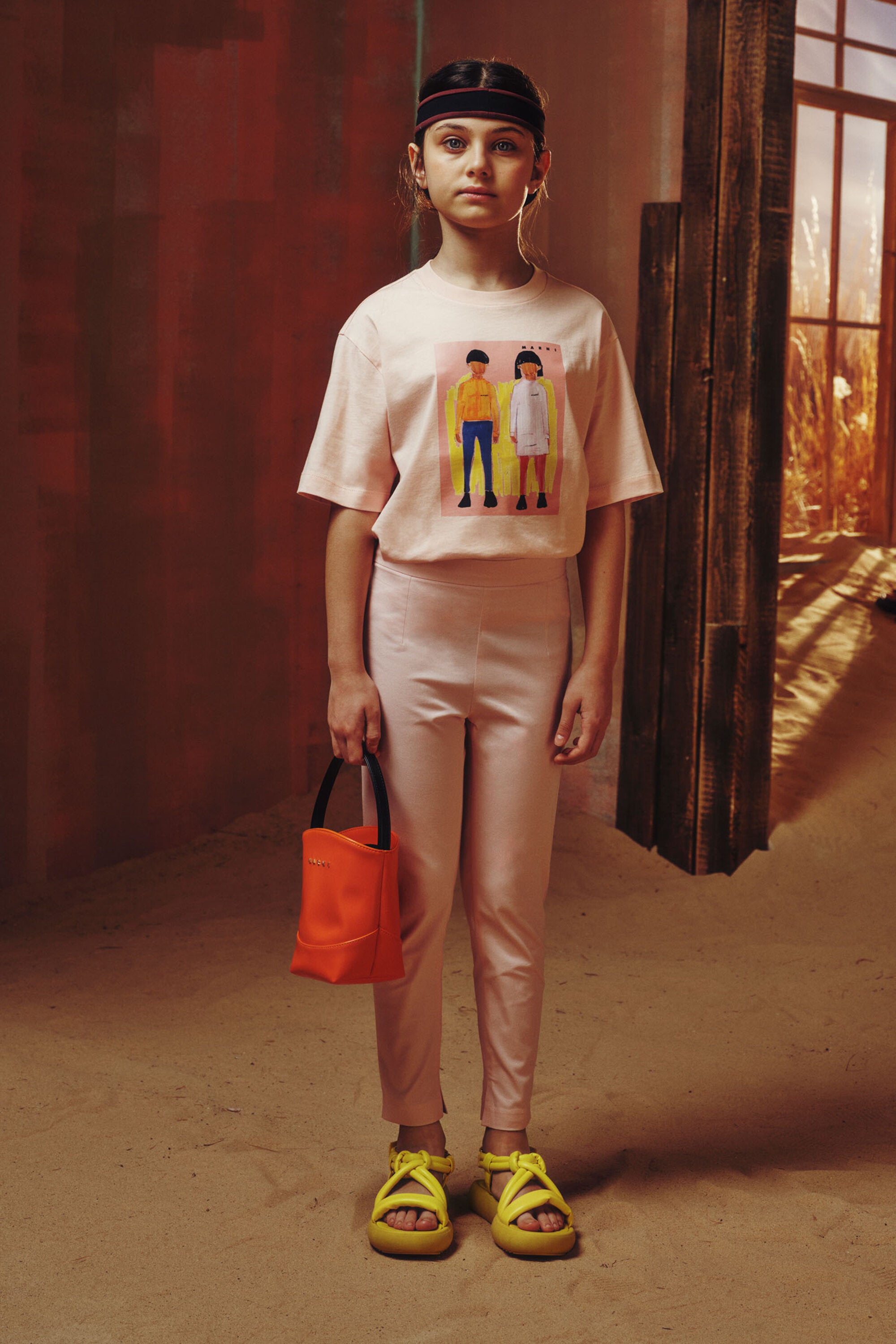 T-shirt avec imprimé illustré sur le devant