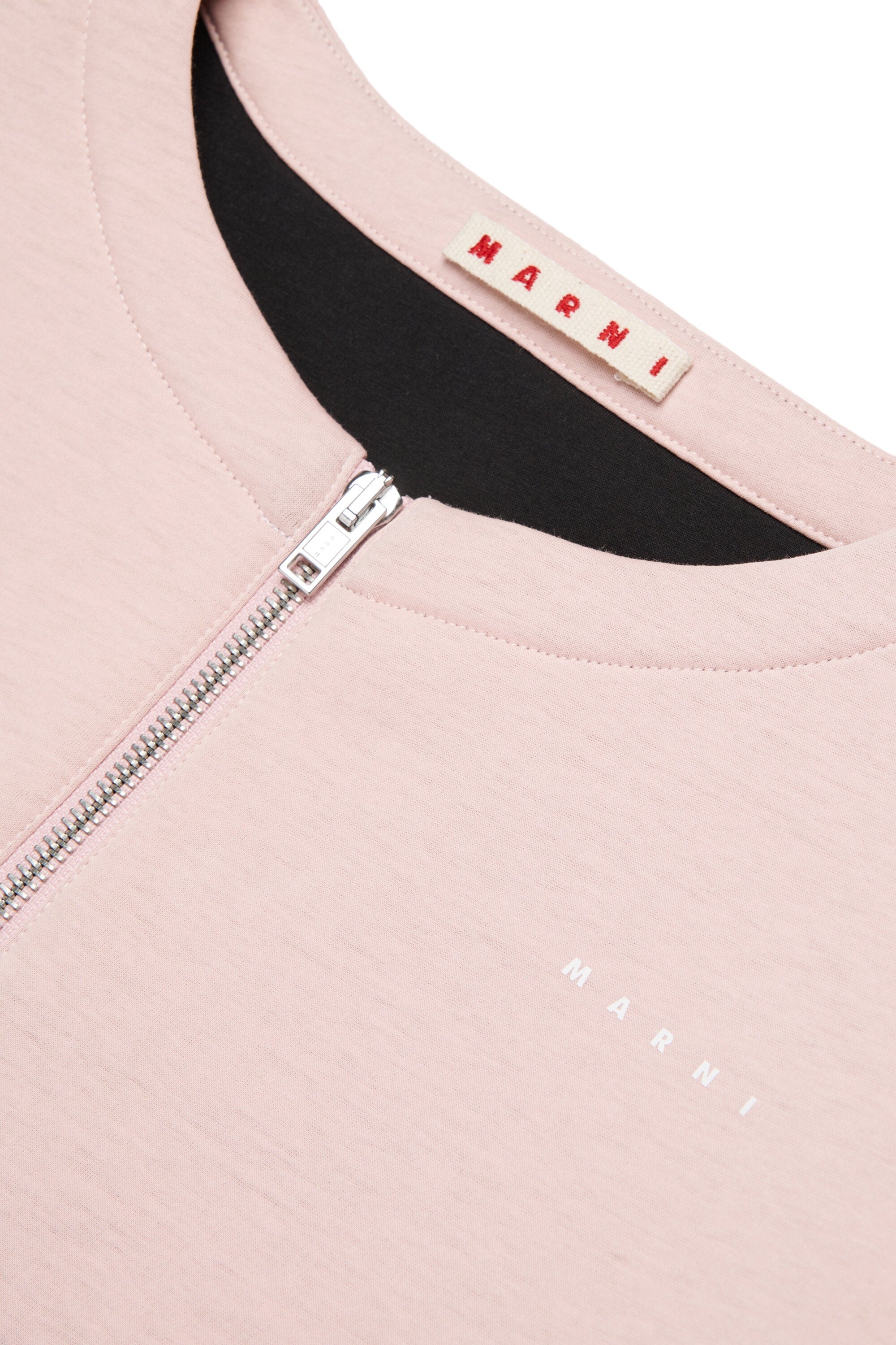 Kurze Jacke mit aufgedrucktem Logo